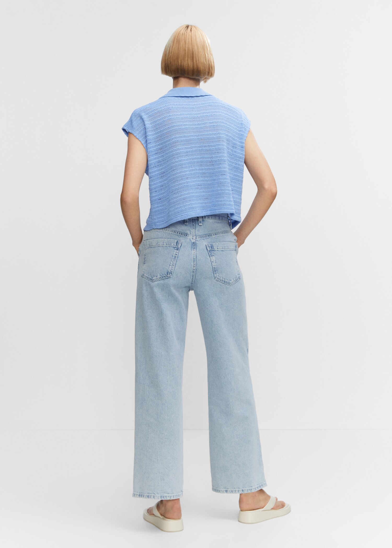 Top camisero punto - Reverso del artículo