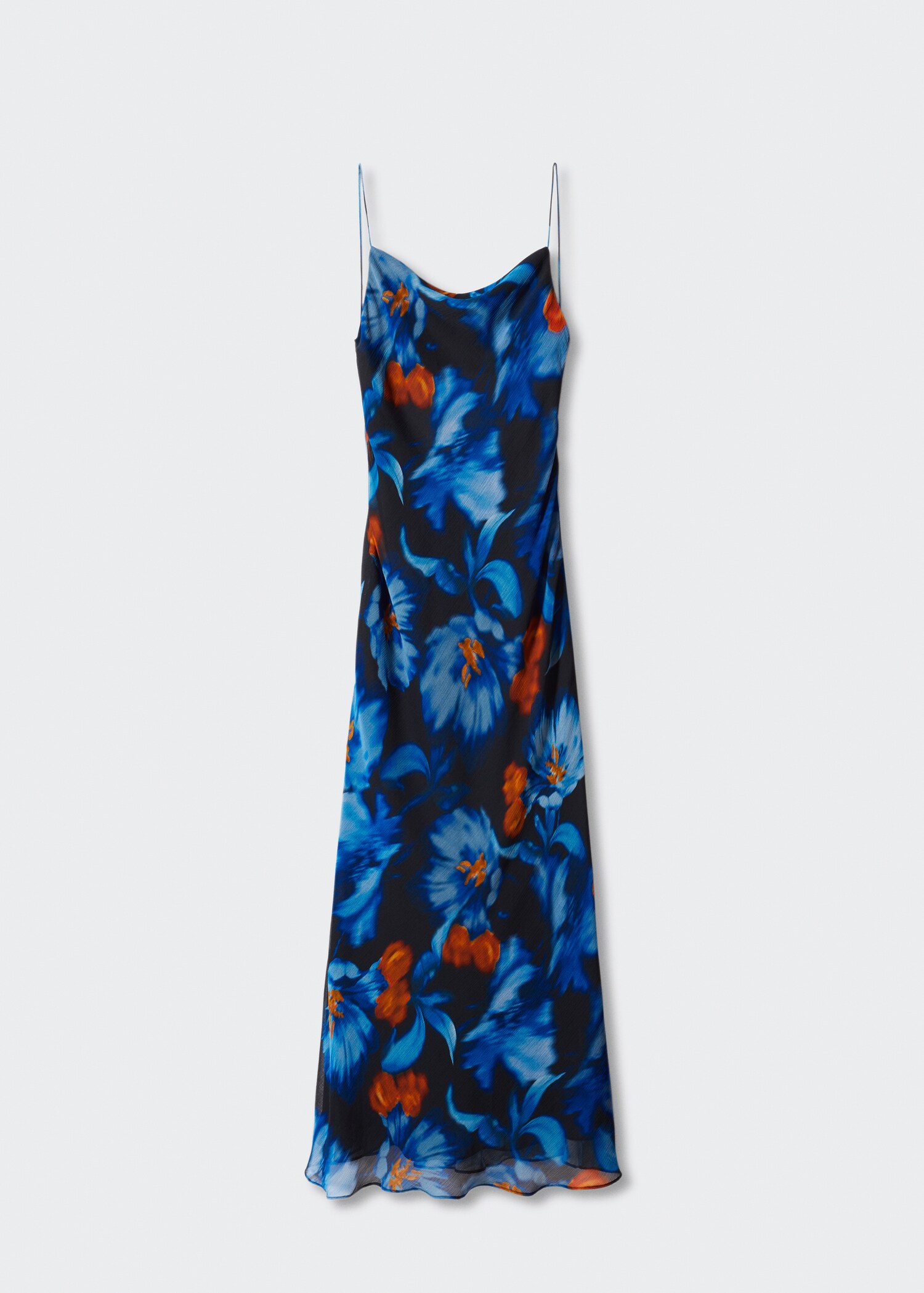 Vestido de gaze às flores - Artigo sem modelo