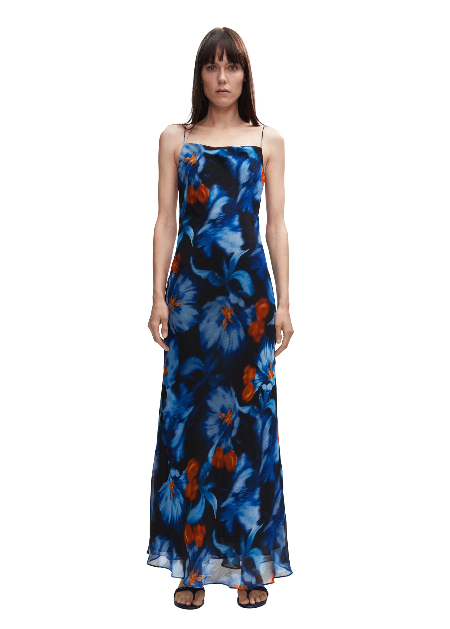 Vestido de gaze às flores - Pormenor do artigo 2