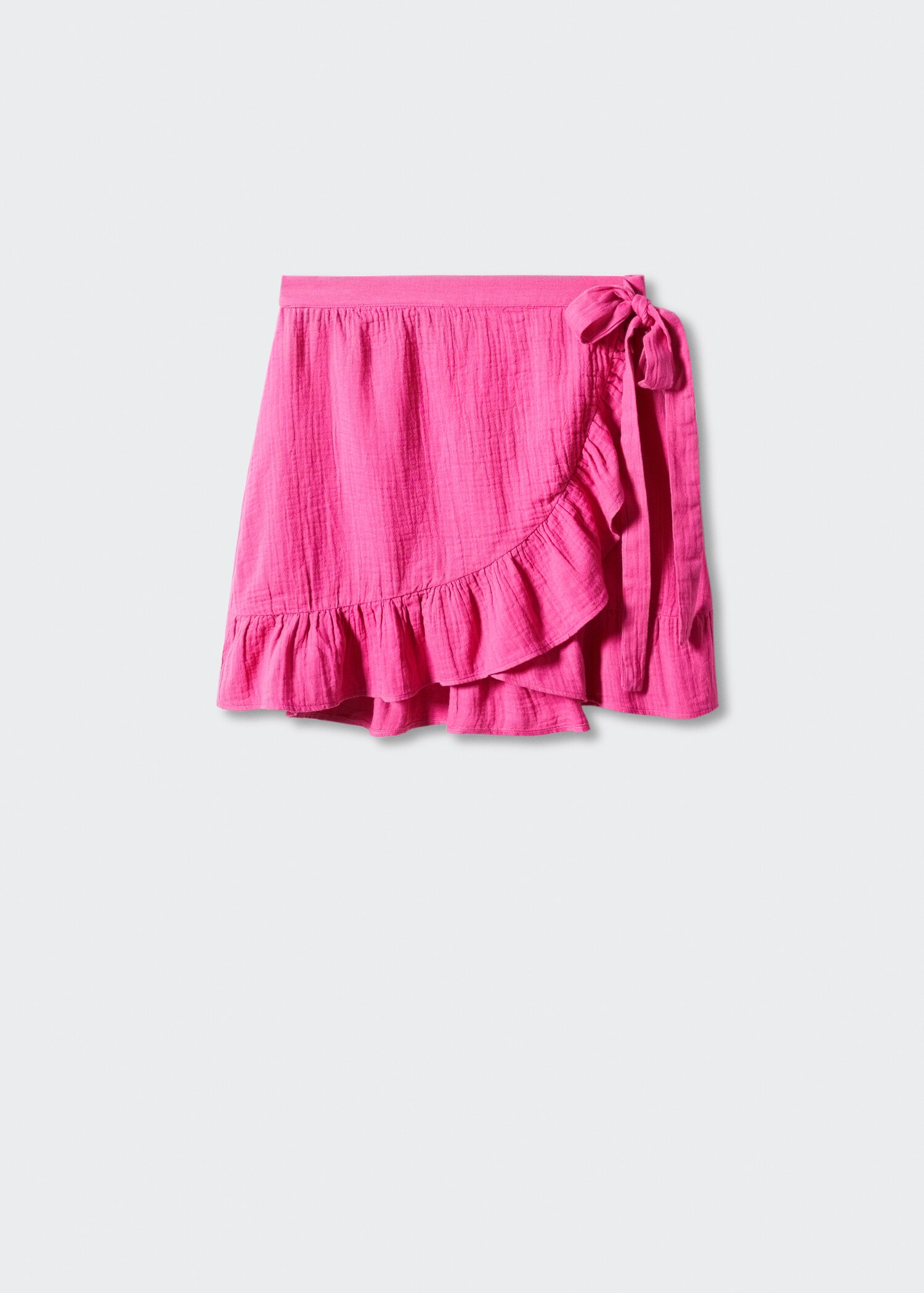 Textured criss-cross skirt - Article without model