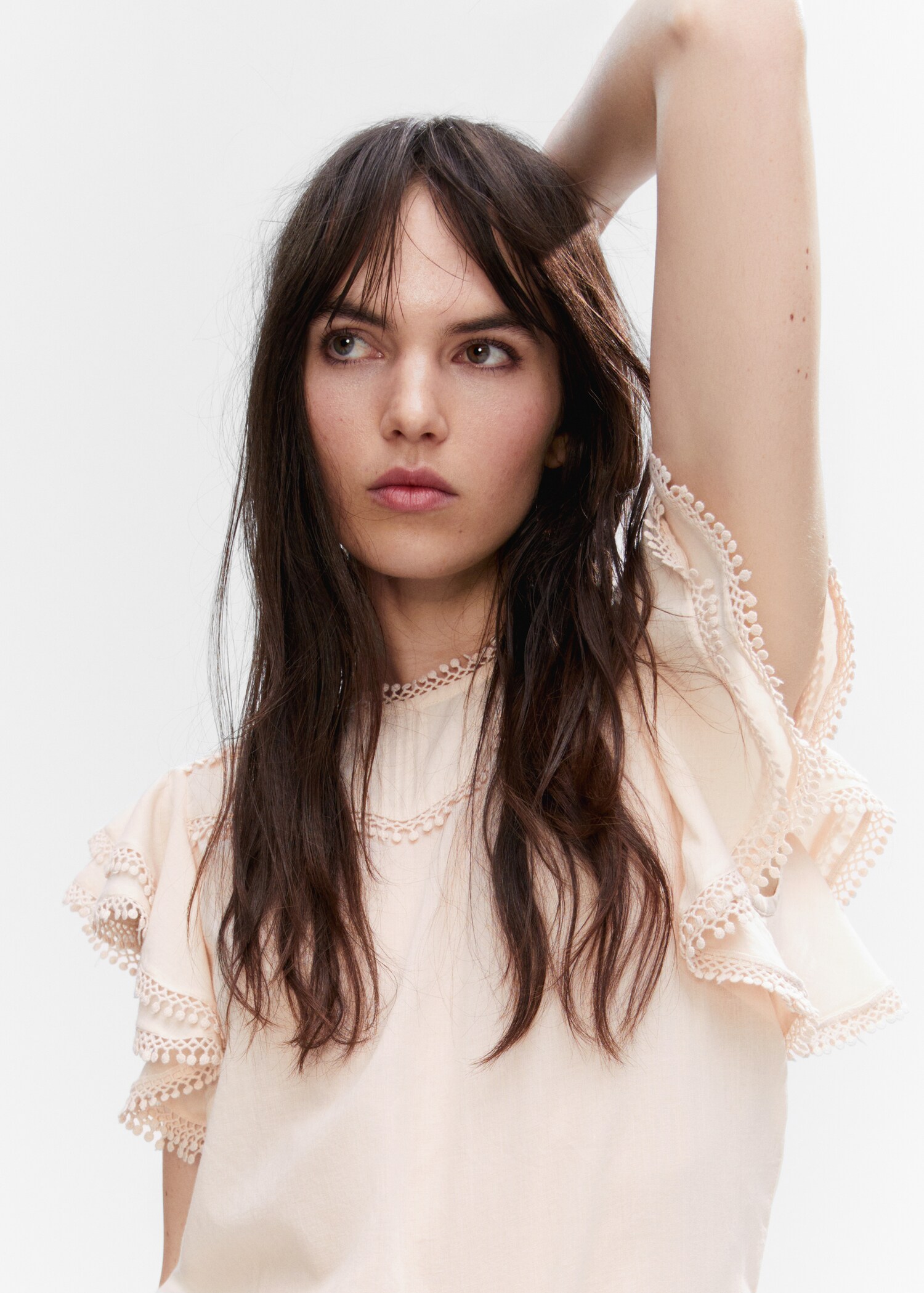 Blusa volantes bordados - Detalle del artículo 1