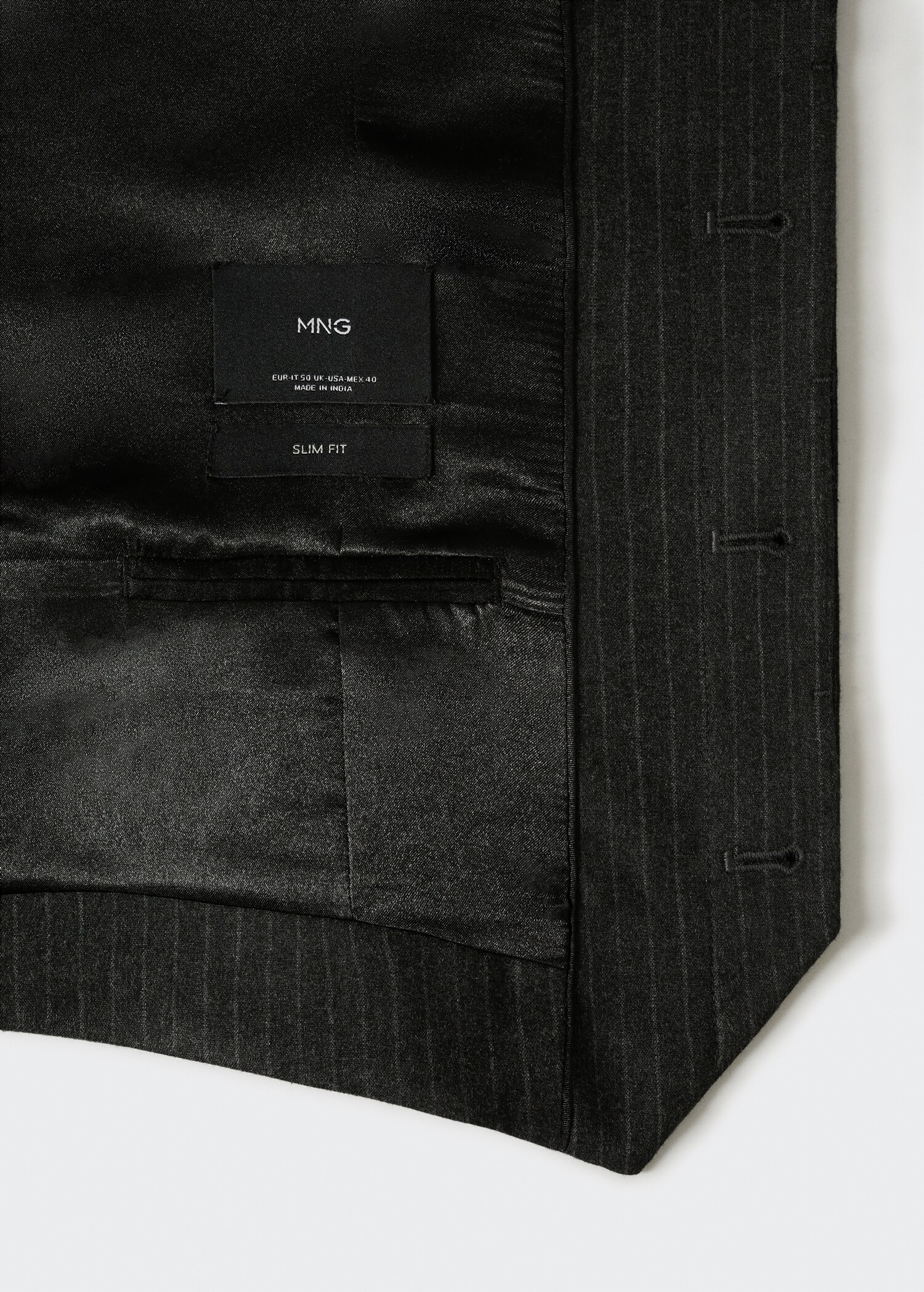 Dress-vest med krittstriper - Artikkeldetalj 8