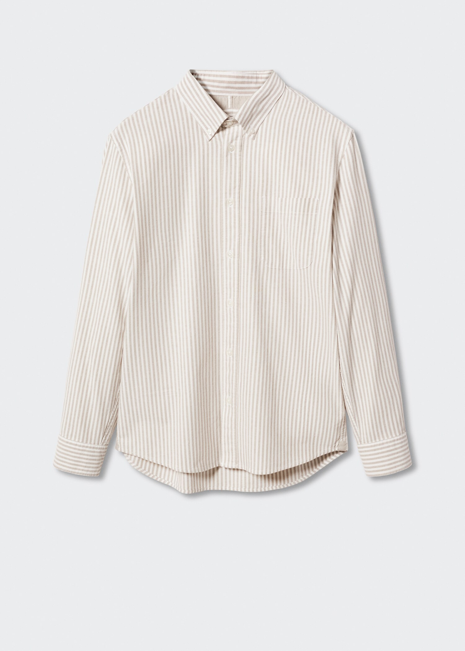 Camisa regular fit algodón rayas - Artículo sin modelo