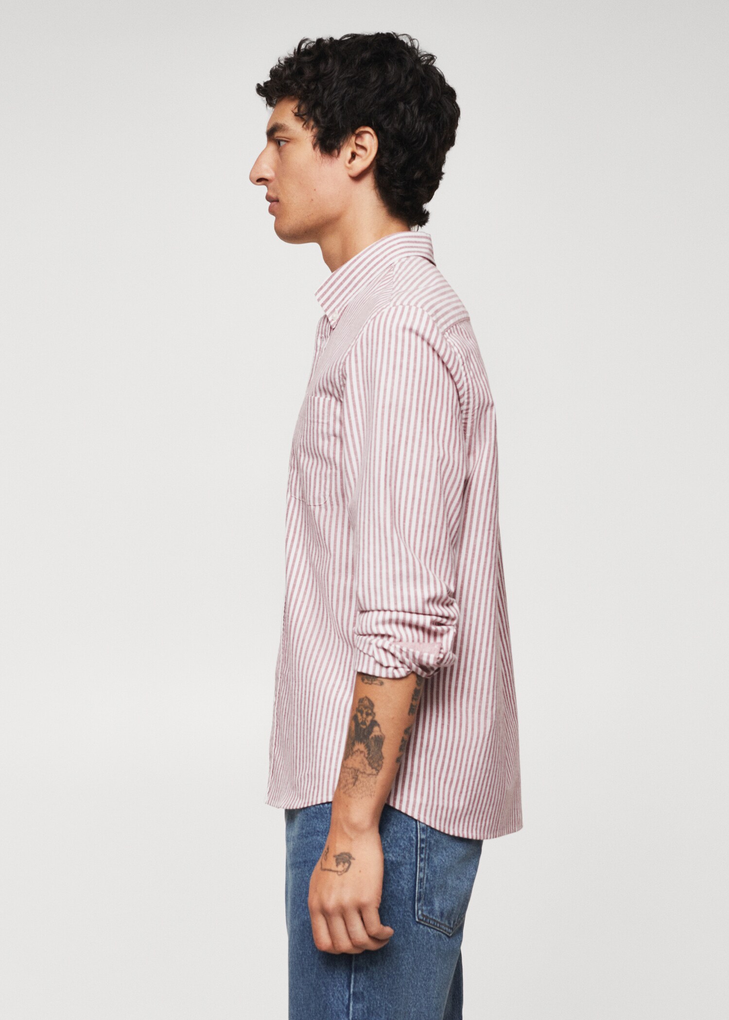 Regular-fit cotton striped shirt - Details of the article 6