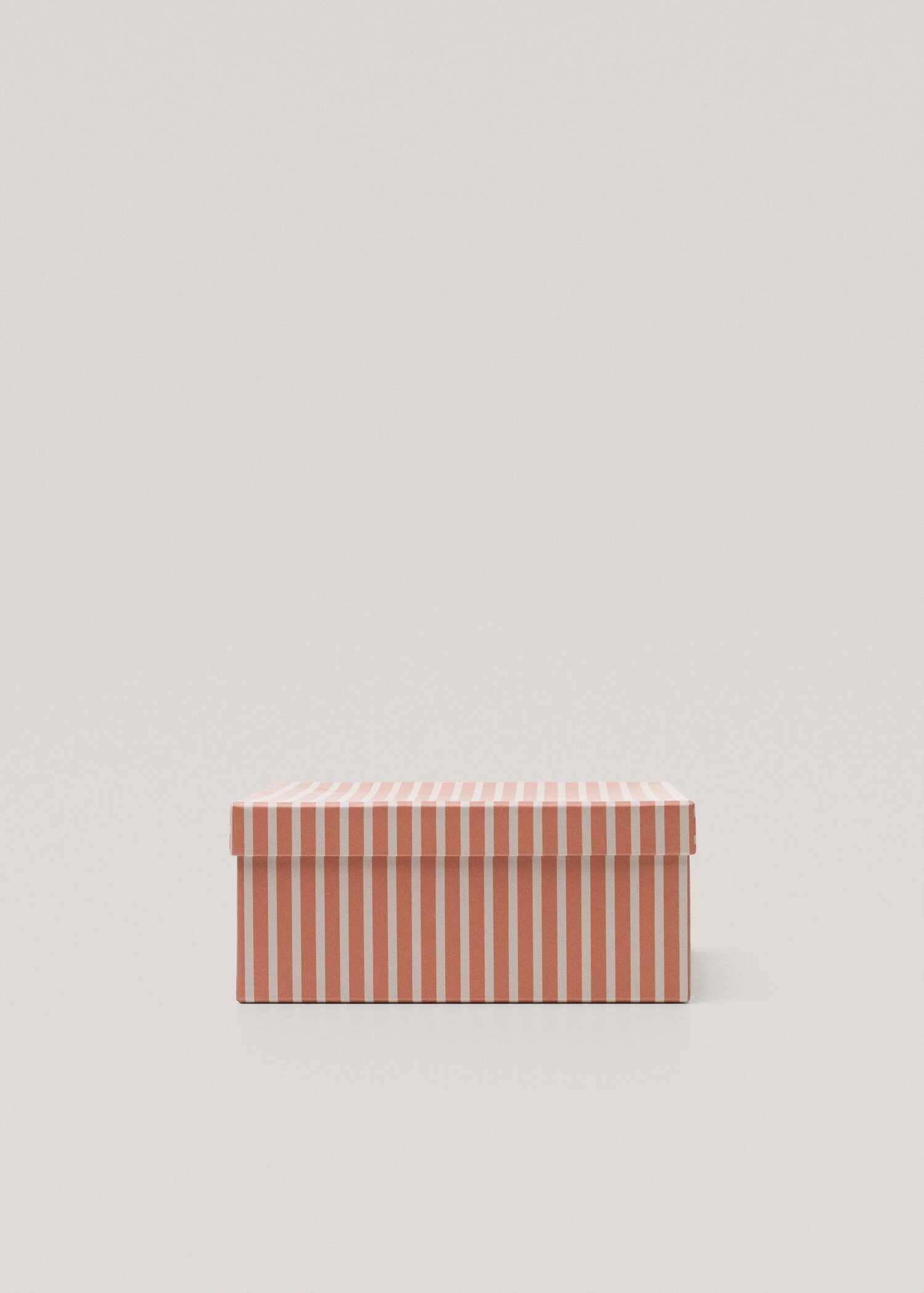 Gestreifte Aufbewahrungsbox 24 x 24 cm - Artikel ohne Model