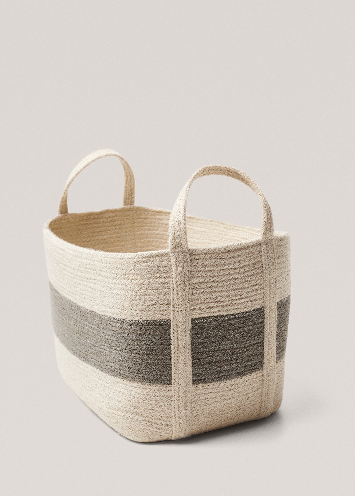 Jute basket with handles 35x25cm - Details of the article 2