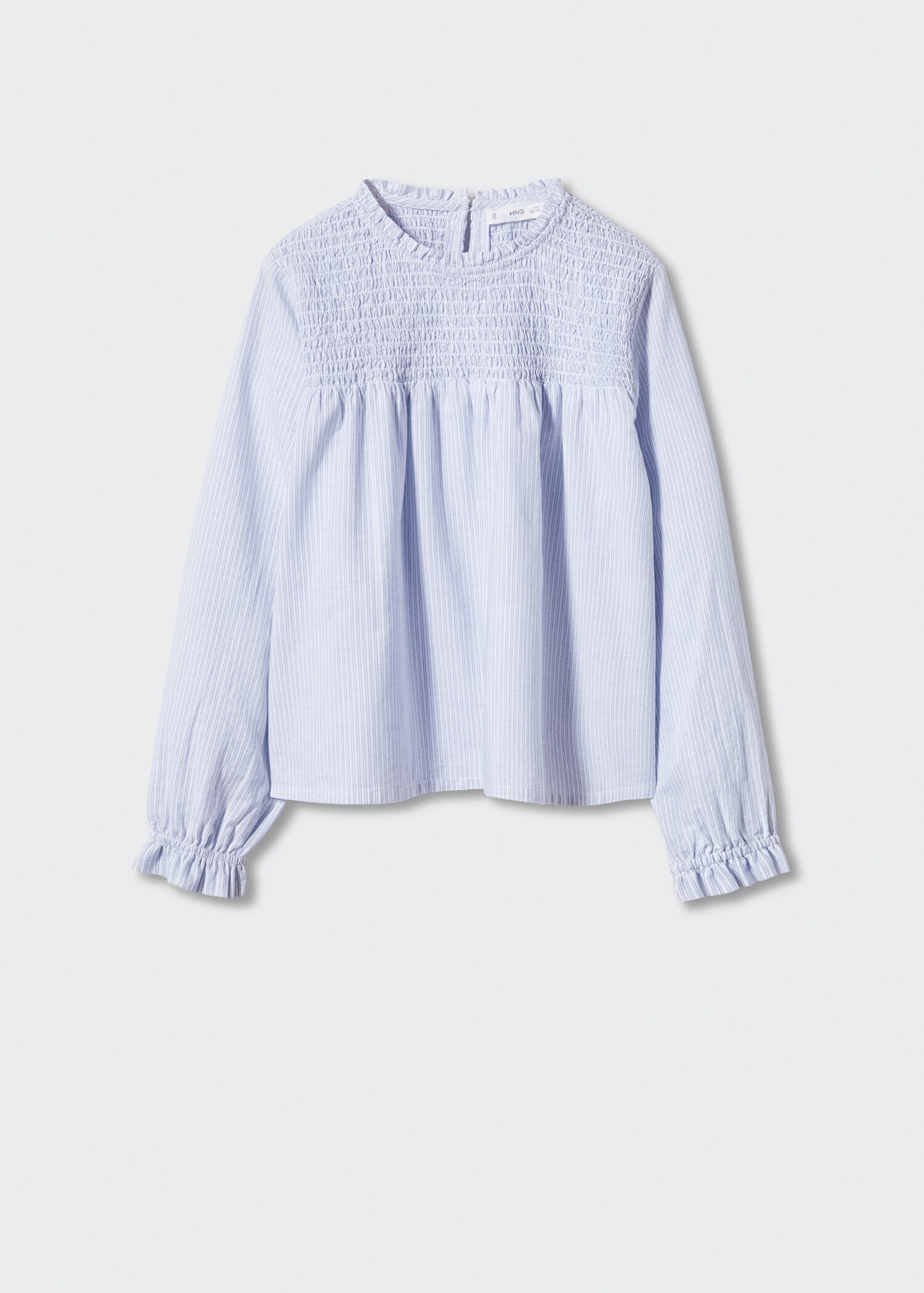 Gathered details cotton blouse - Article without model