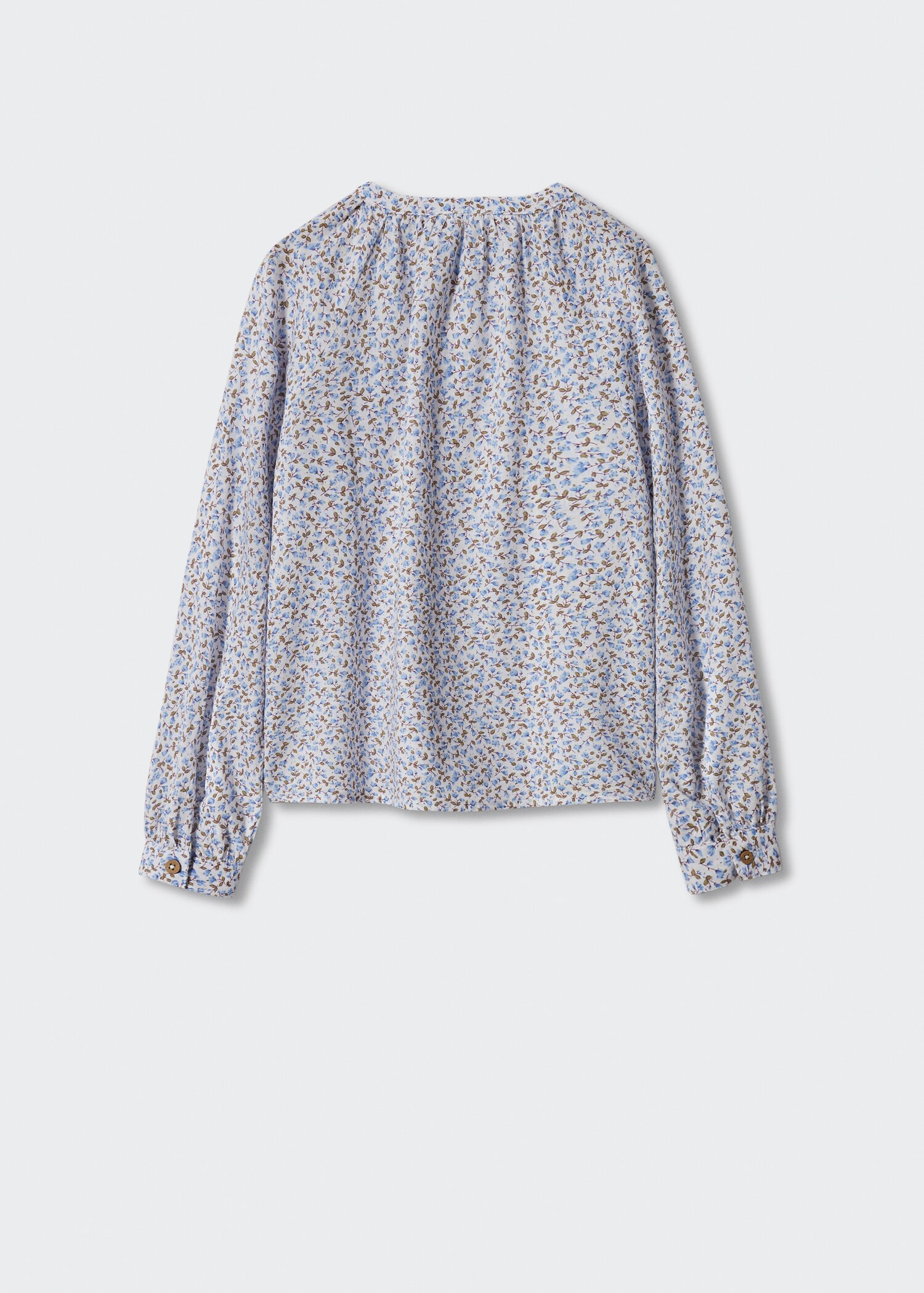 Blouse met bloemetjesprint - Achterkant van het artikel