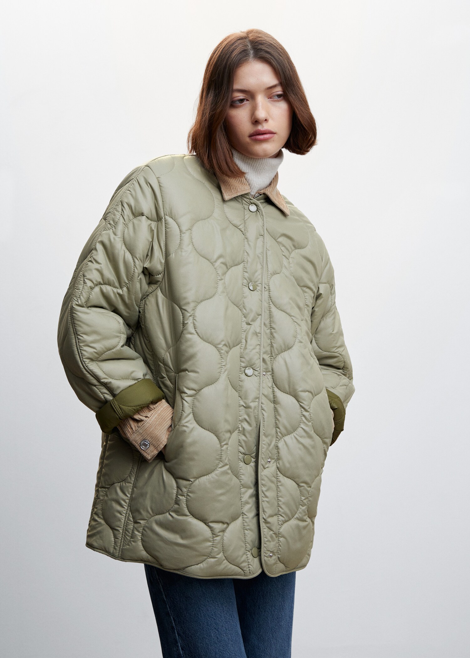 Lightweight quilted anorak - Medium plane