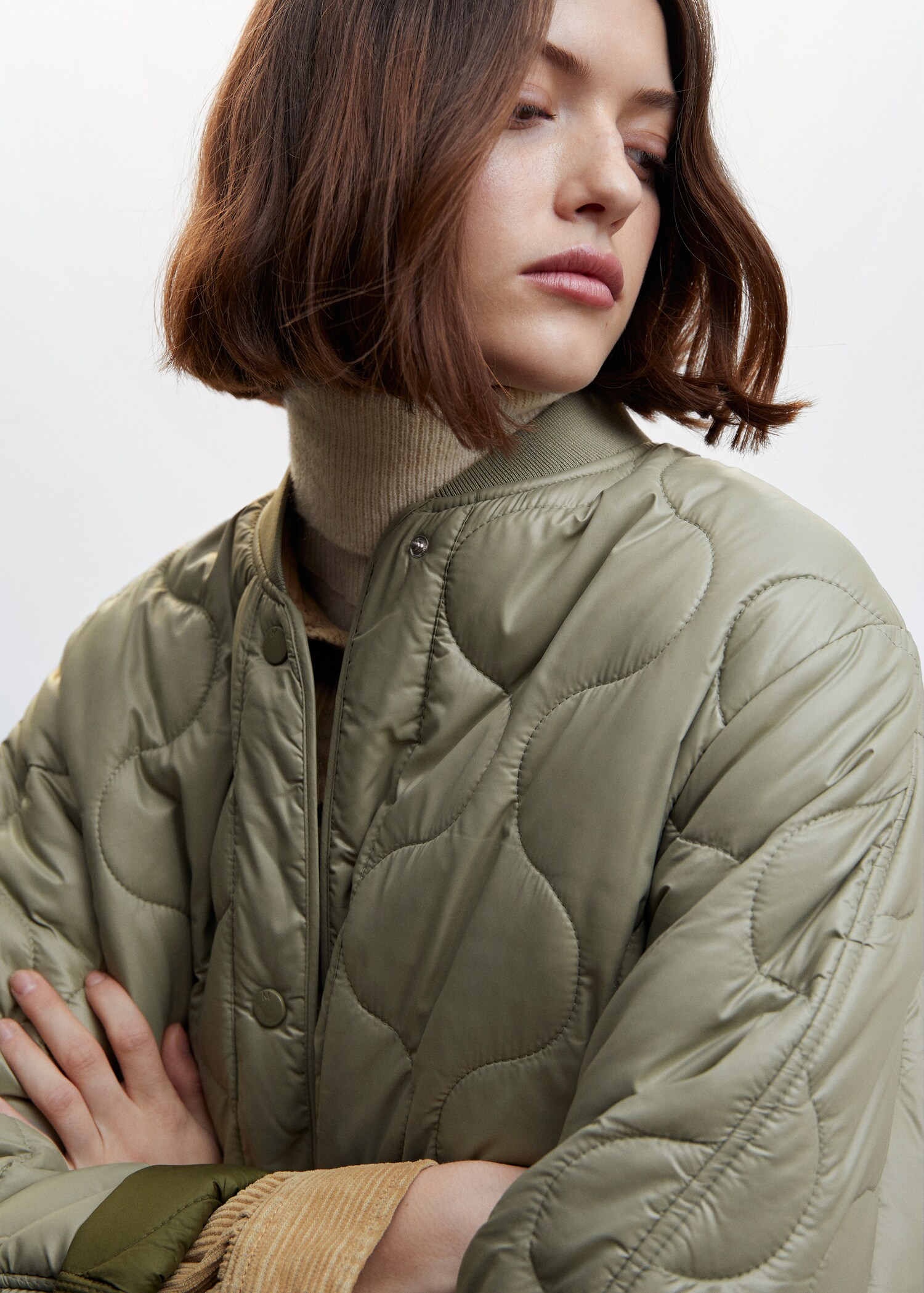 Lightweight quilted anorak - Details of the article 1