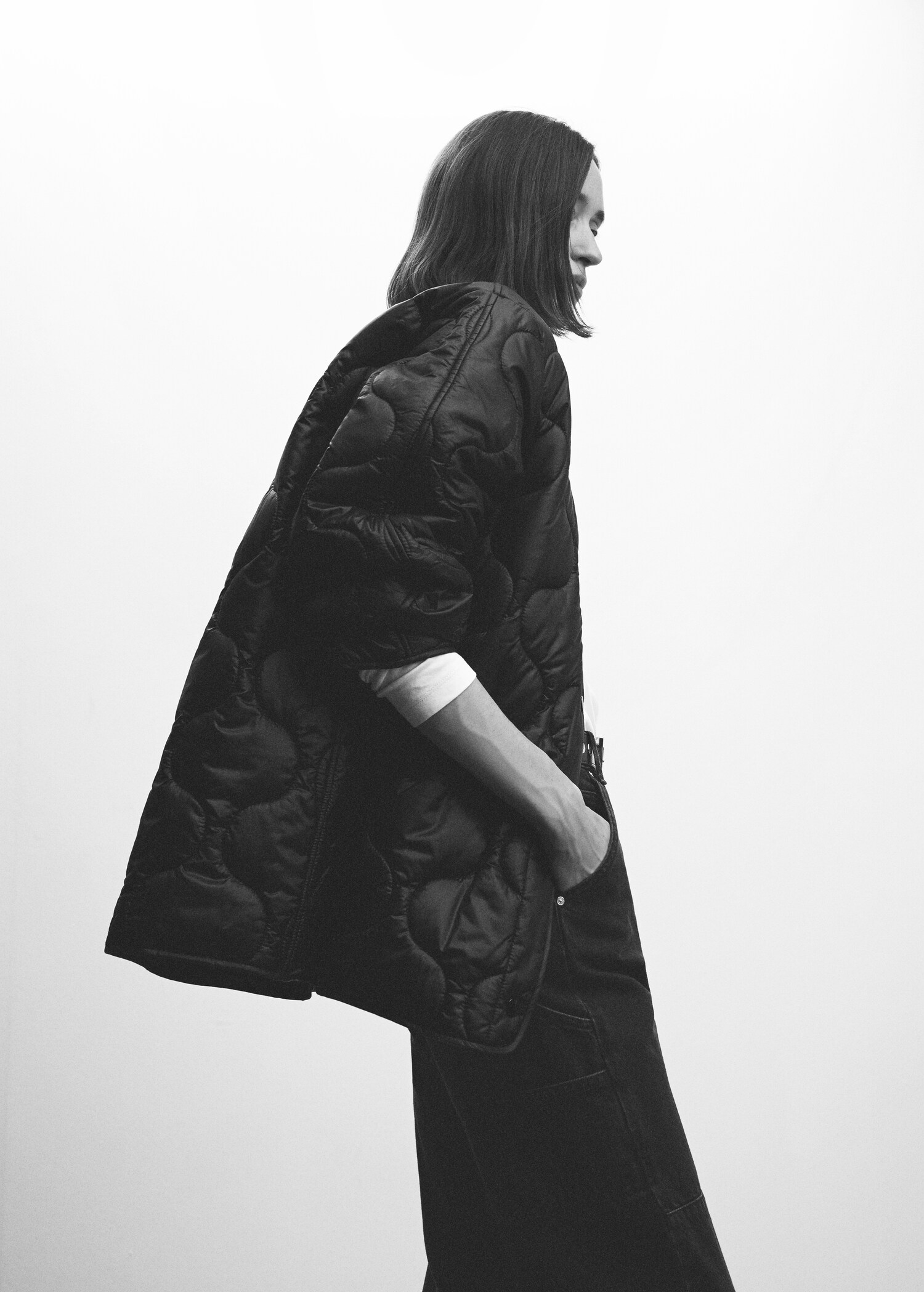 Lightweight quilted anorak - Details of the article 2