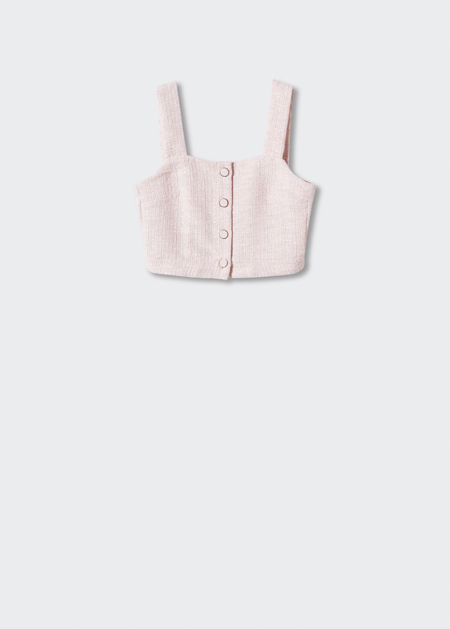 Tweed top with buttons - Article without model