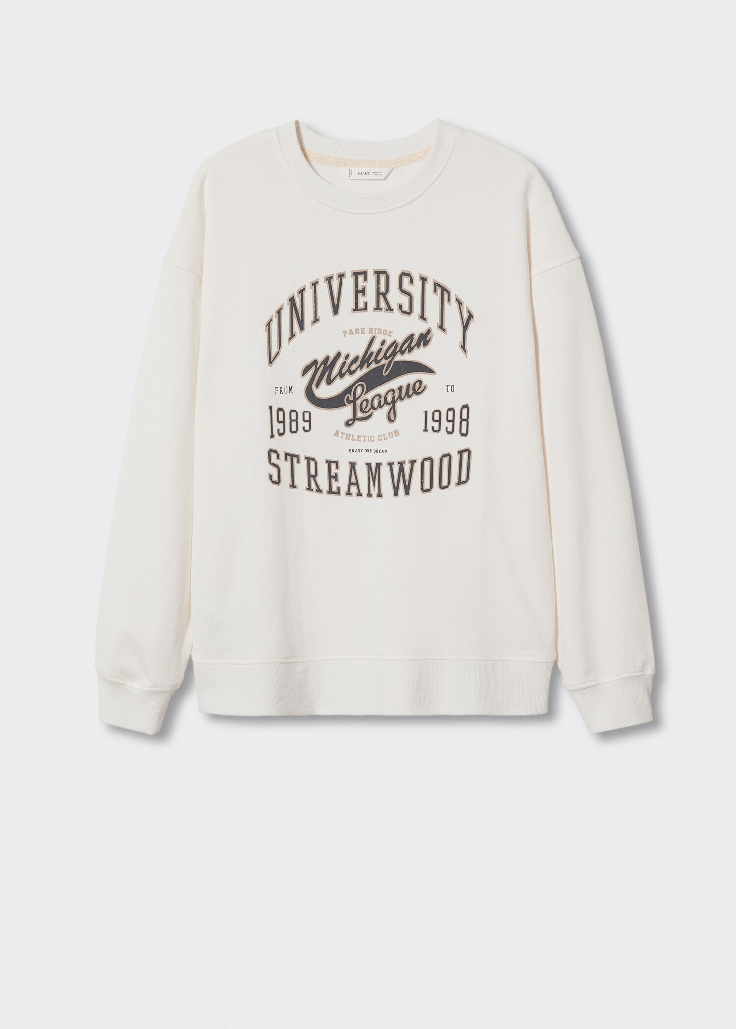 Printed cotton sweatshirt - Article without model