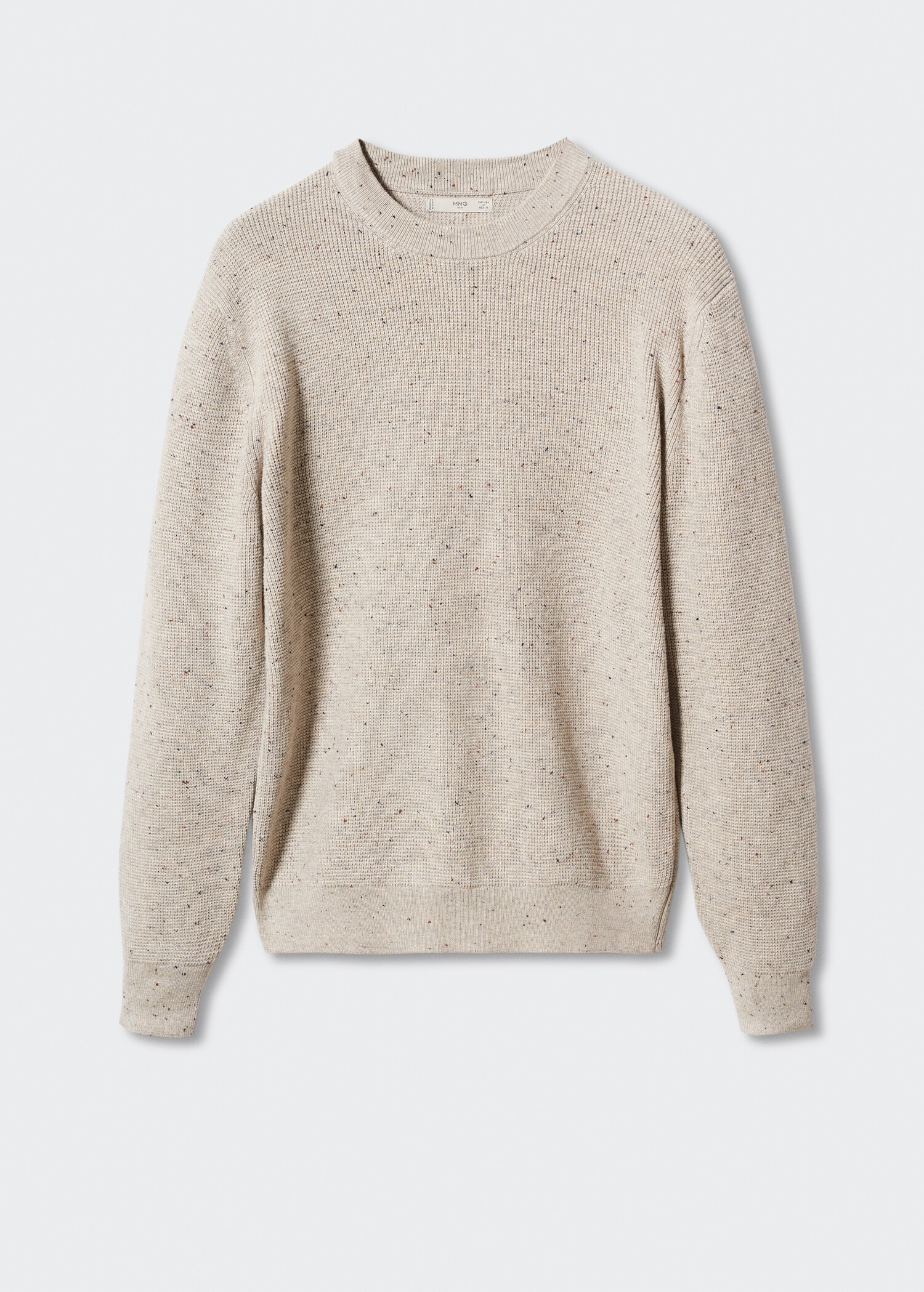 Structured flecked sweater - Article without model