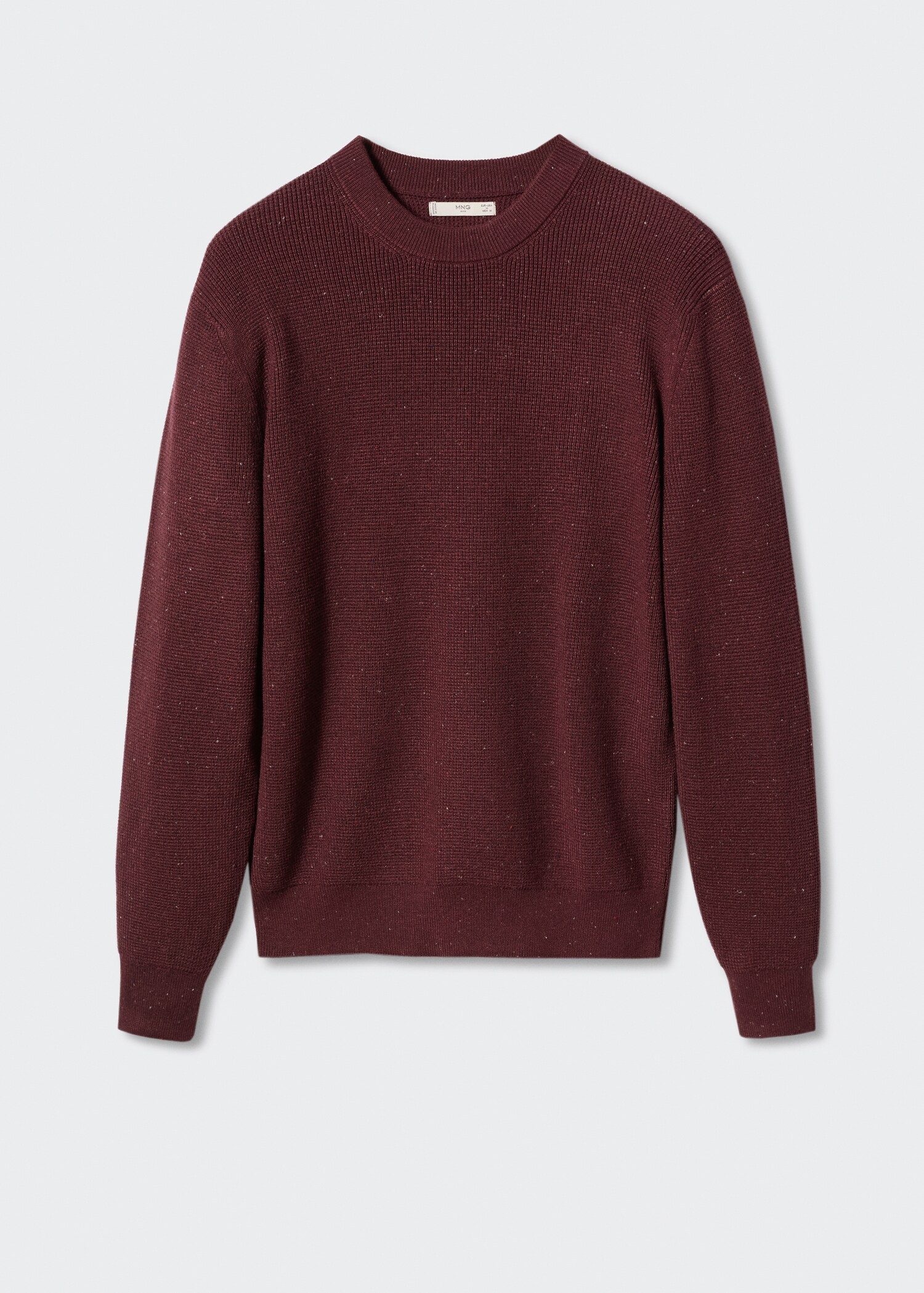 Structured flecked sweater - Article without model
