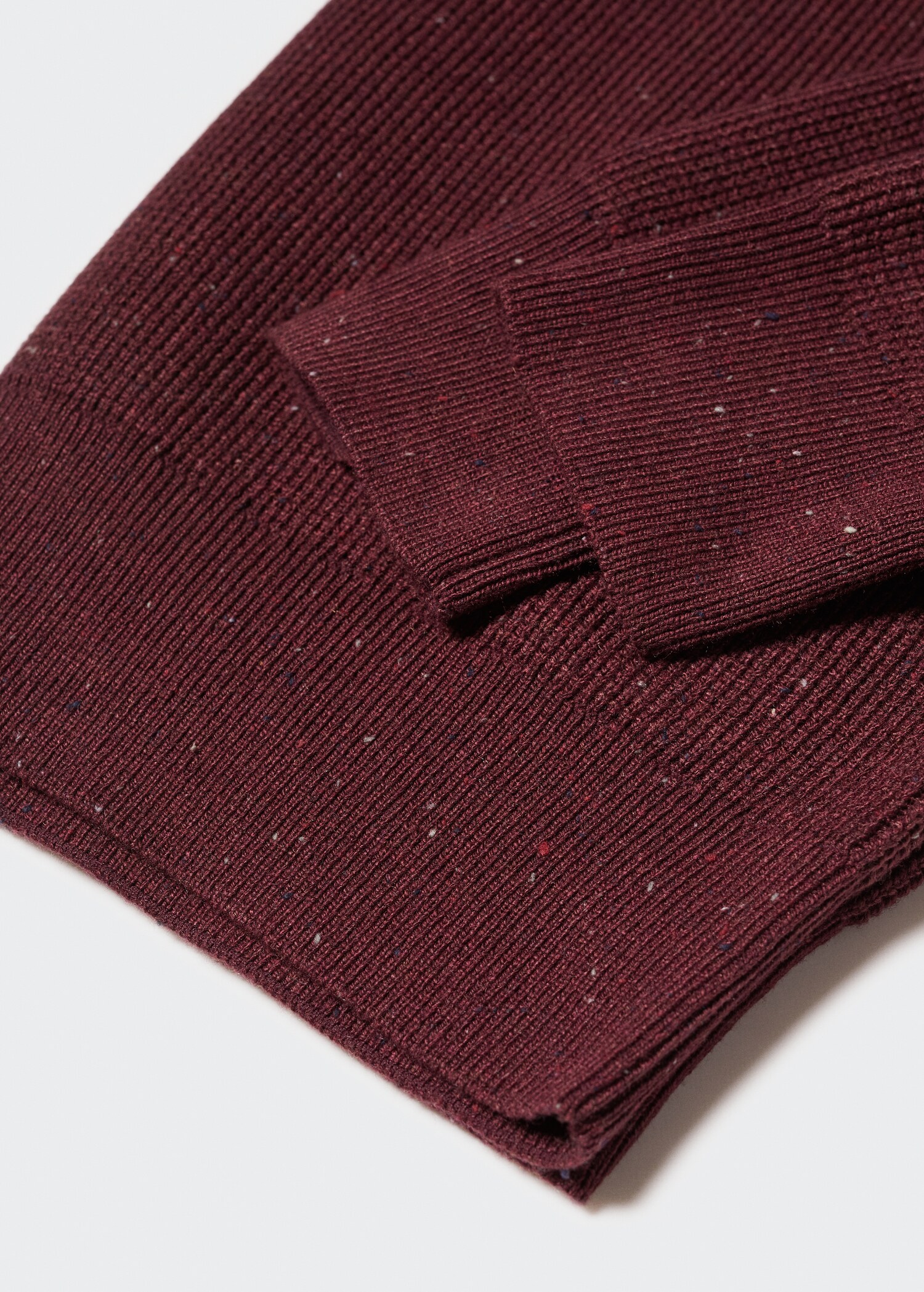 Structured flecked sweater - Details of the article 8