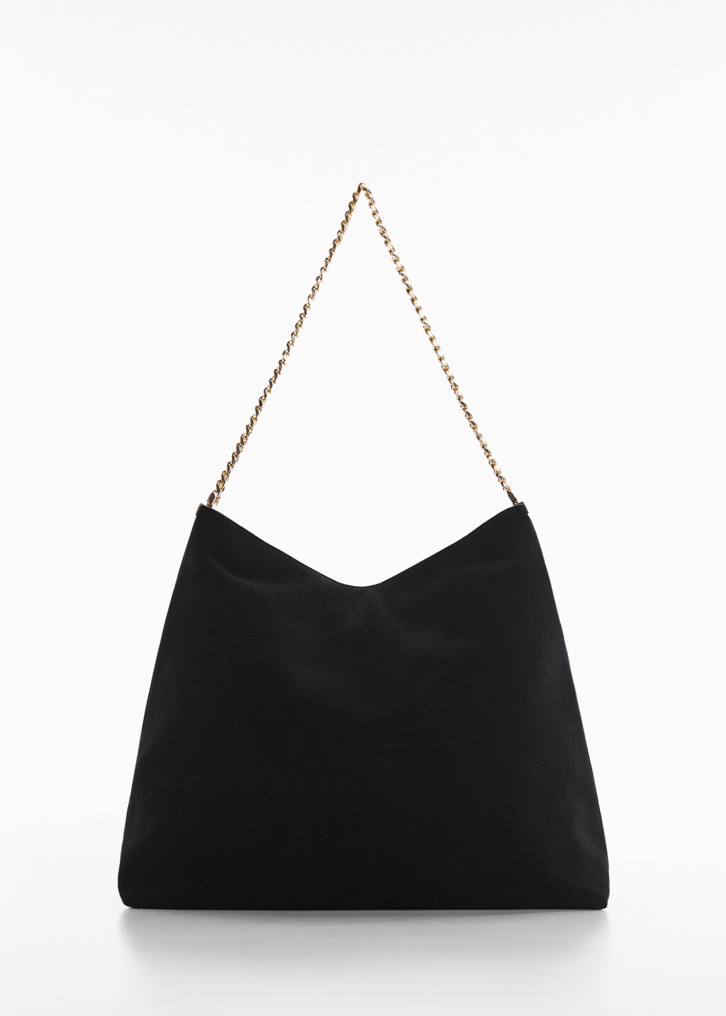 Chain leather bag mango new arrivals