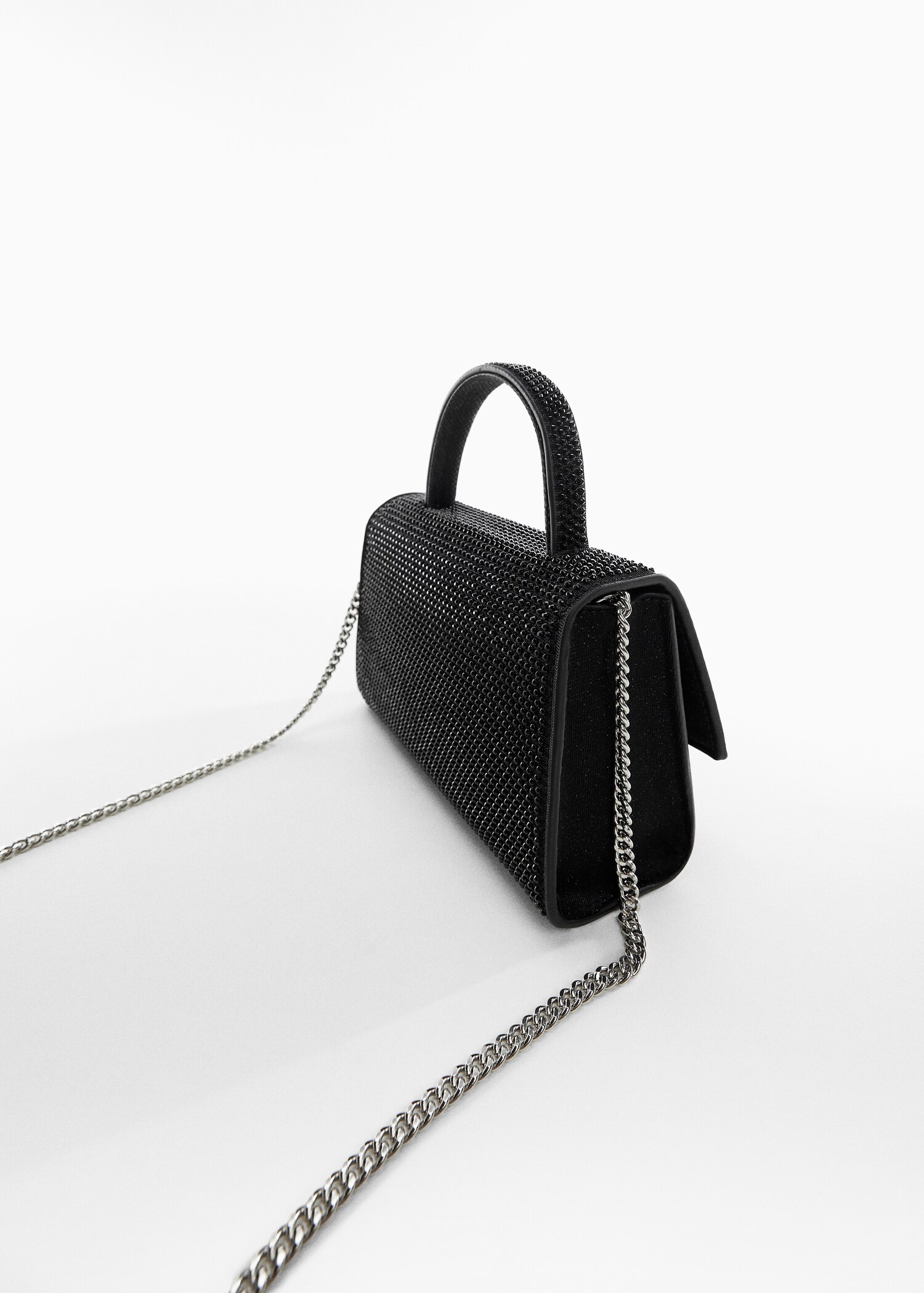 Handbag with crystals details - Details of the article 1