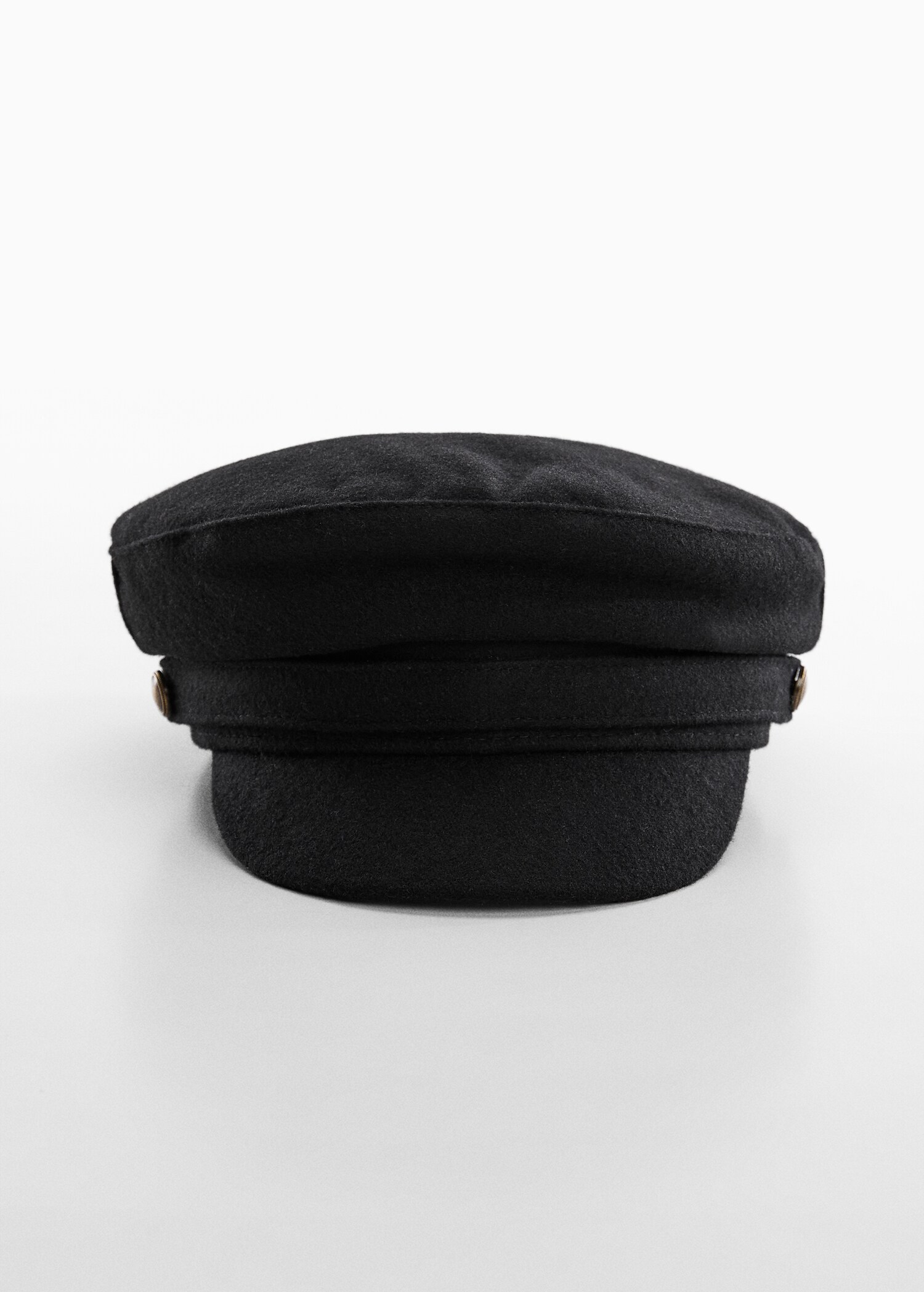 Wool cap with visor - Medium plane
