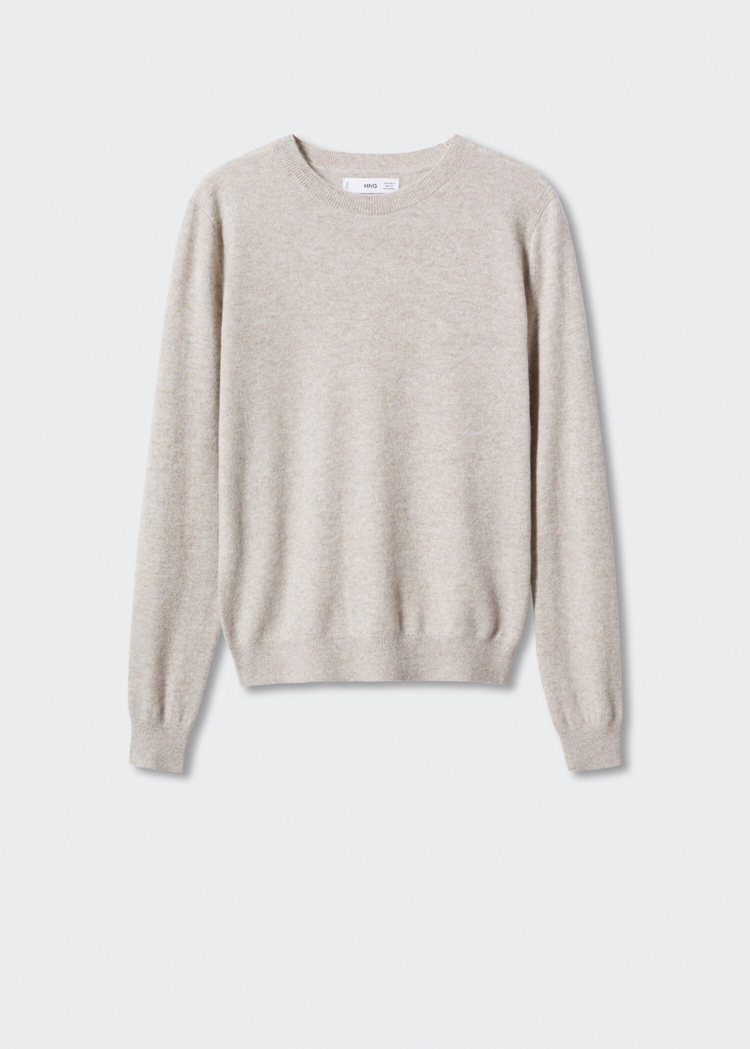 Pull-over 100 % cachemire col rond - Article sans modèle