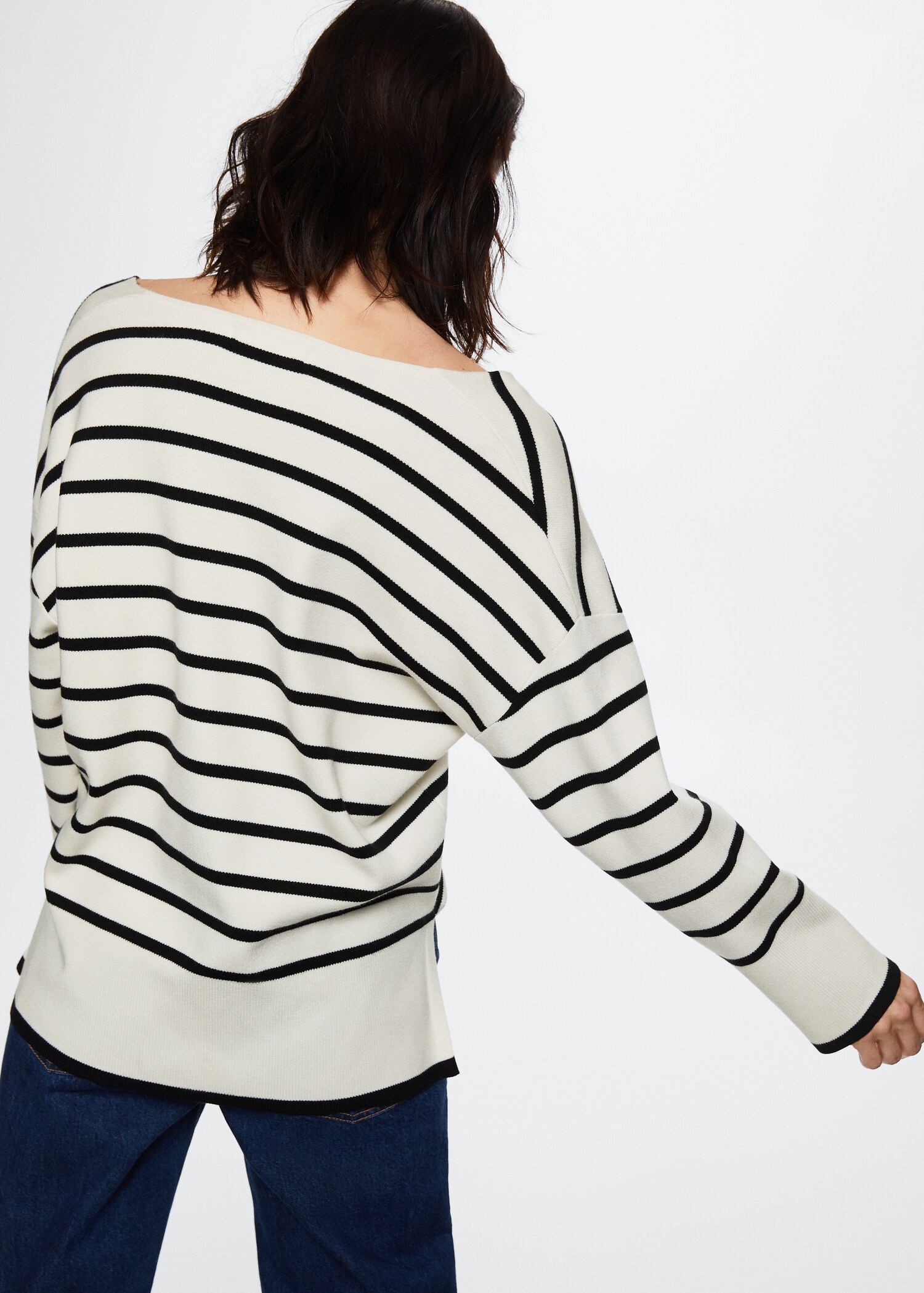 Jersey rayas oversize - Reverso del artículo