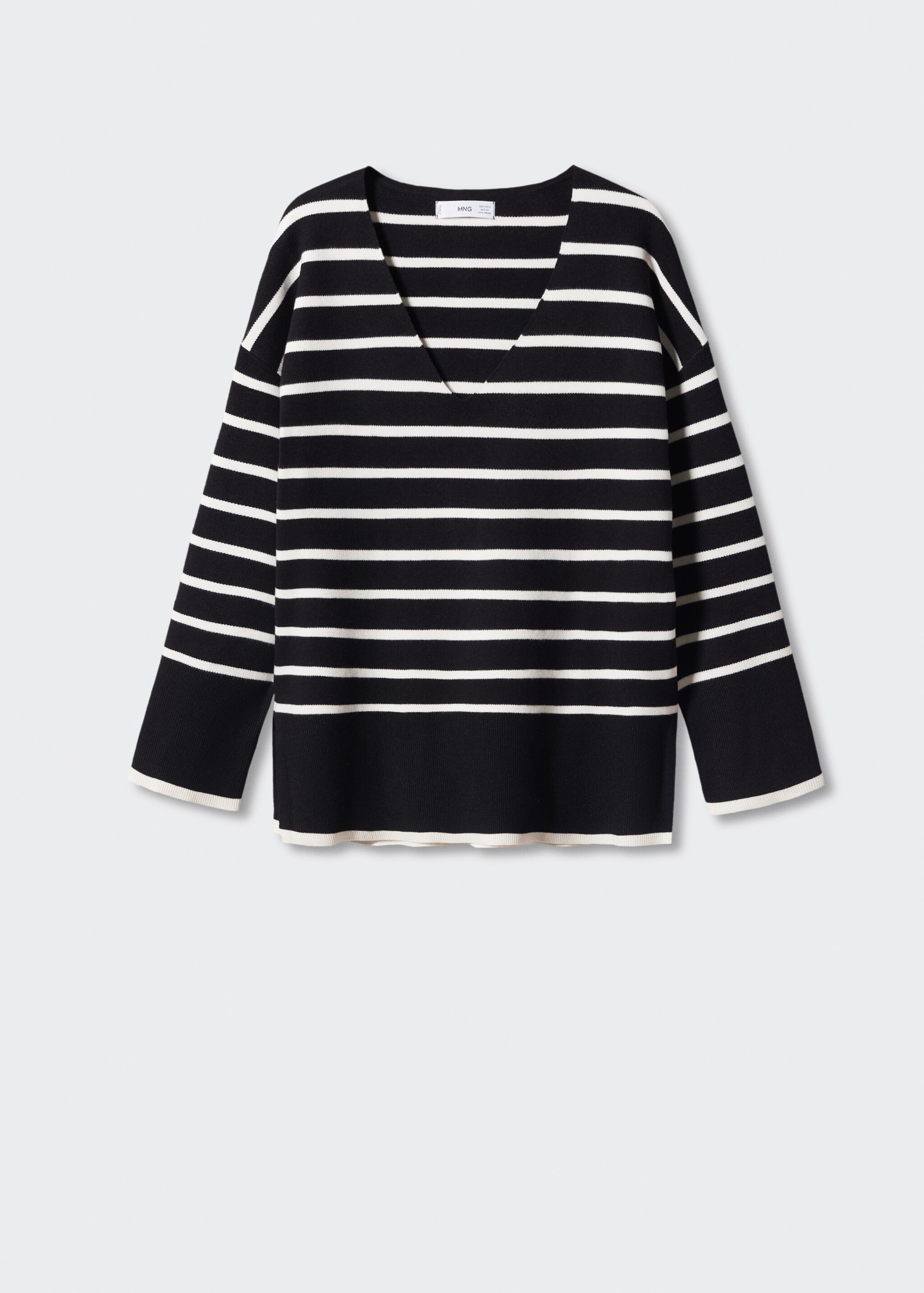 Oversized striped sweater - Article without model