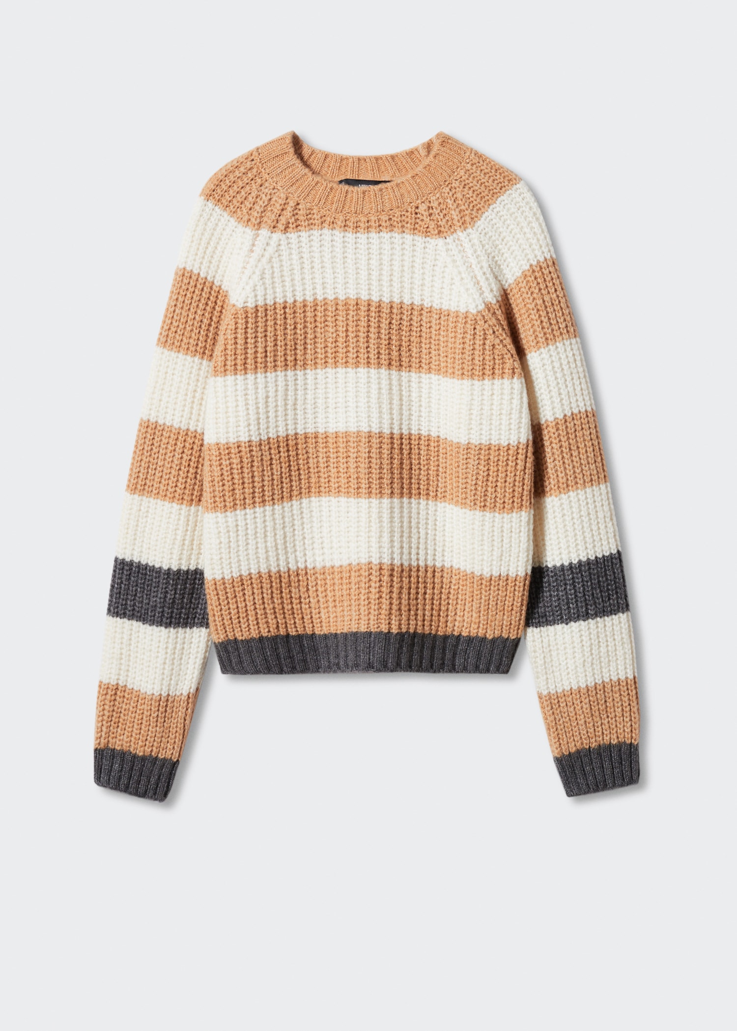 Round-neck striped sweater - Article without model