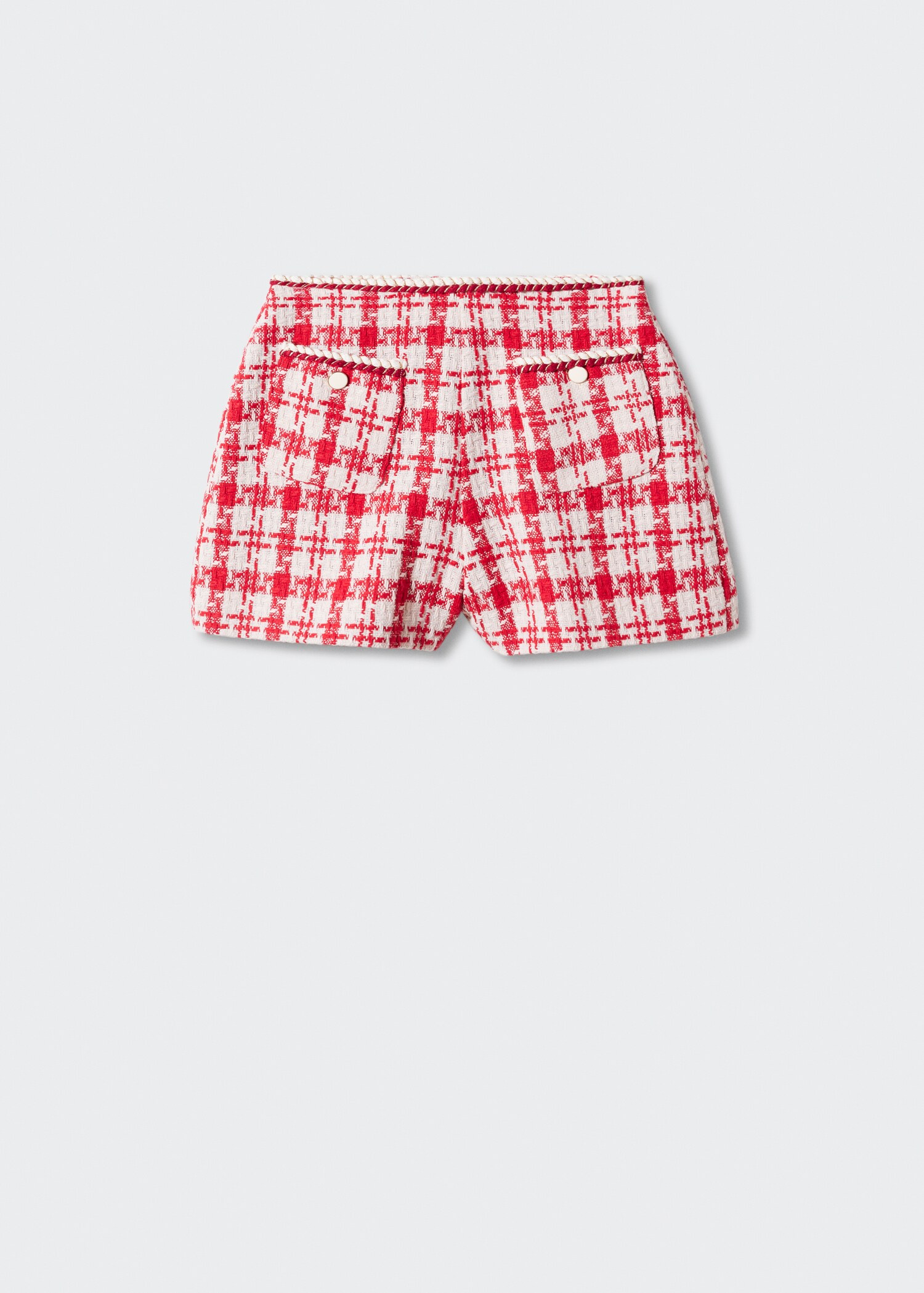 Shorts tweed bolsillos - Artículo sin modelo