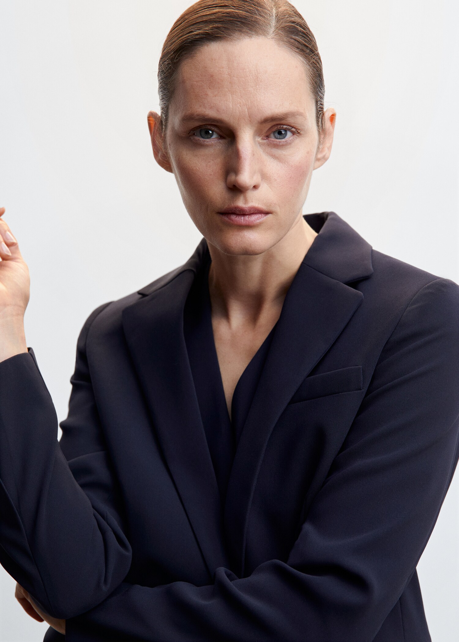 Fitted suit blazer - Details of the article 1