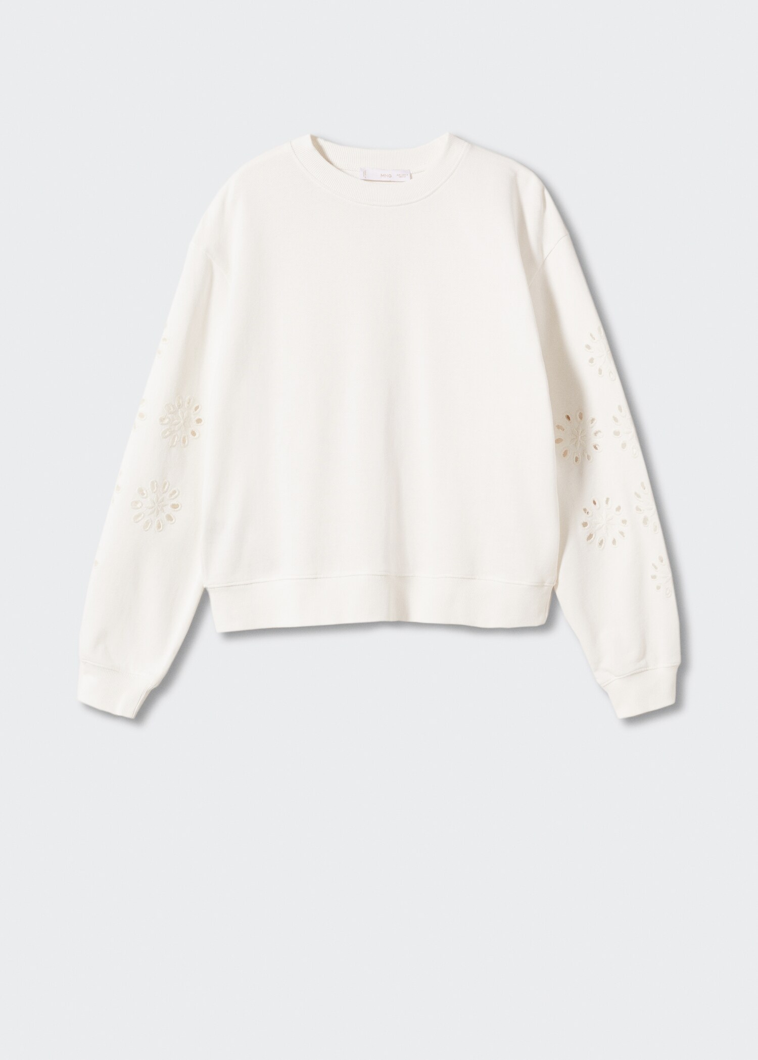 Sweatshirt with die-cut sleeves - Article without model