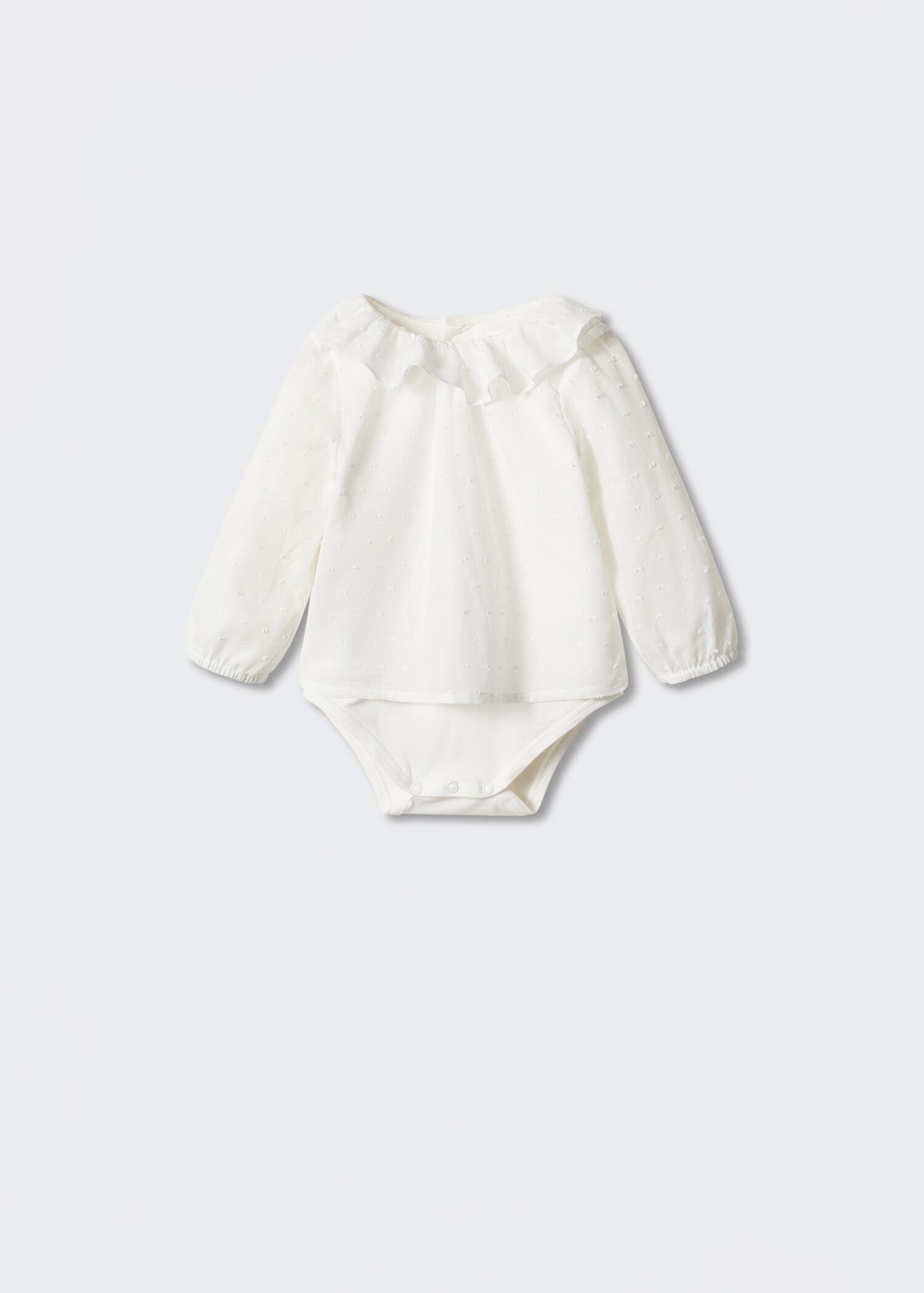 Ruffled polka-dot body - Article without model