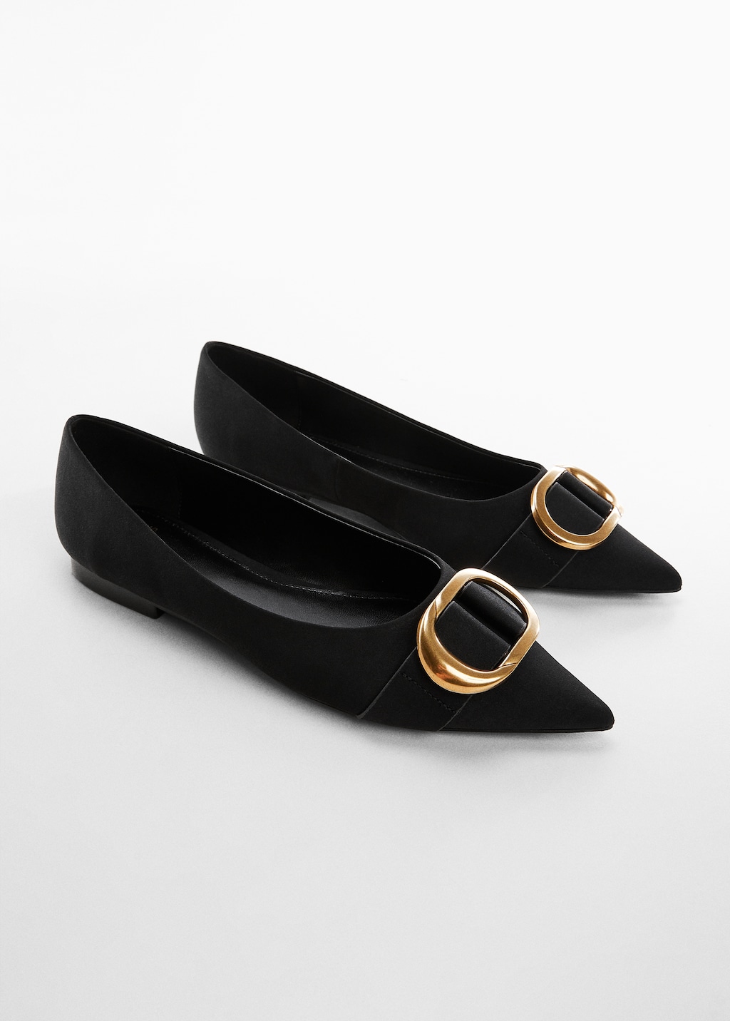 Shoes with decorative toe and buckle Women MANGO Montenegro