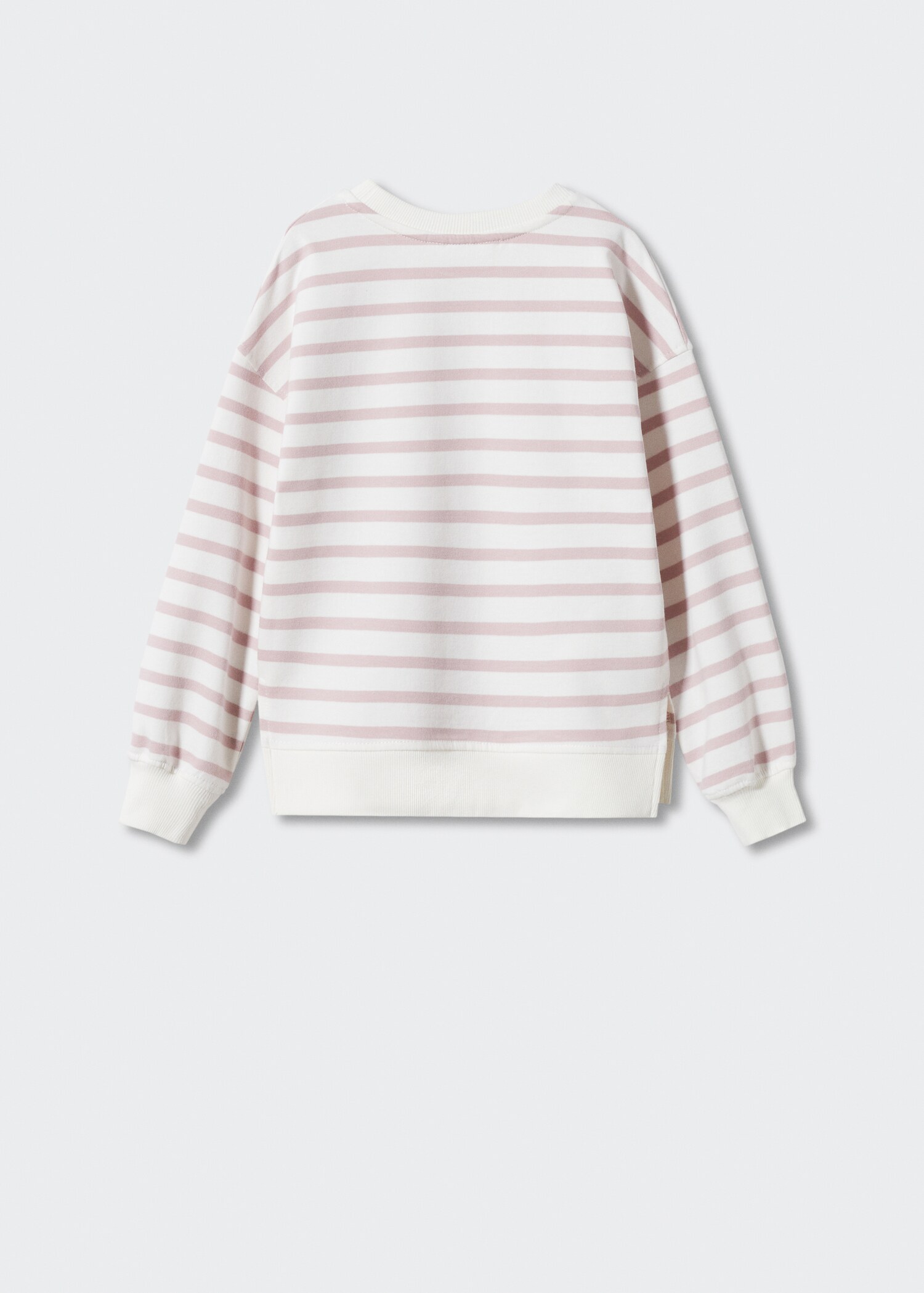 Sudadera algodón rayas - Reverso del artículo