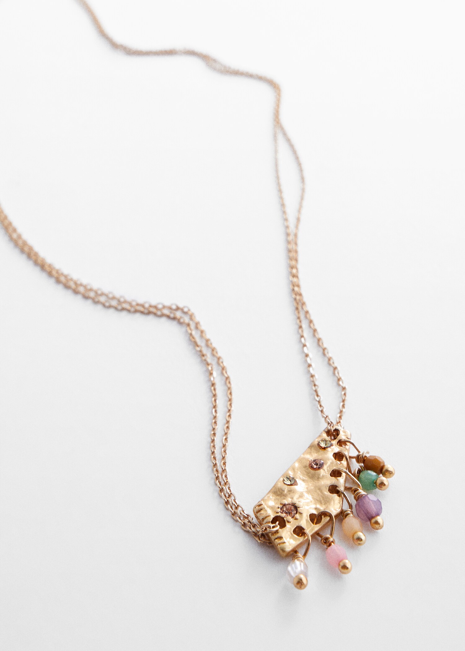 Collar abalorios cristal - Plano medio