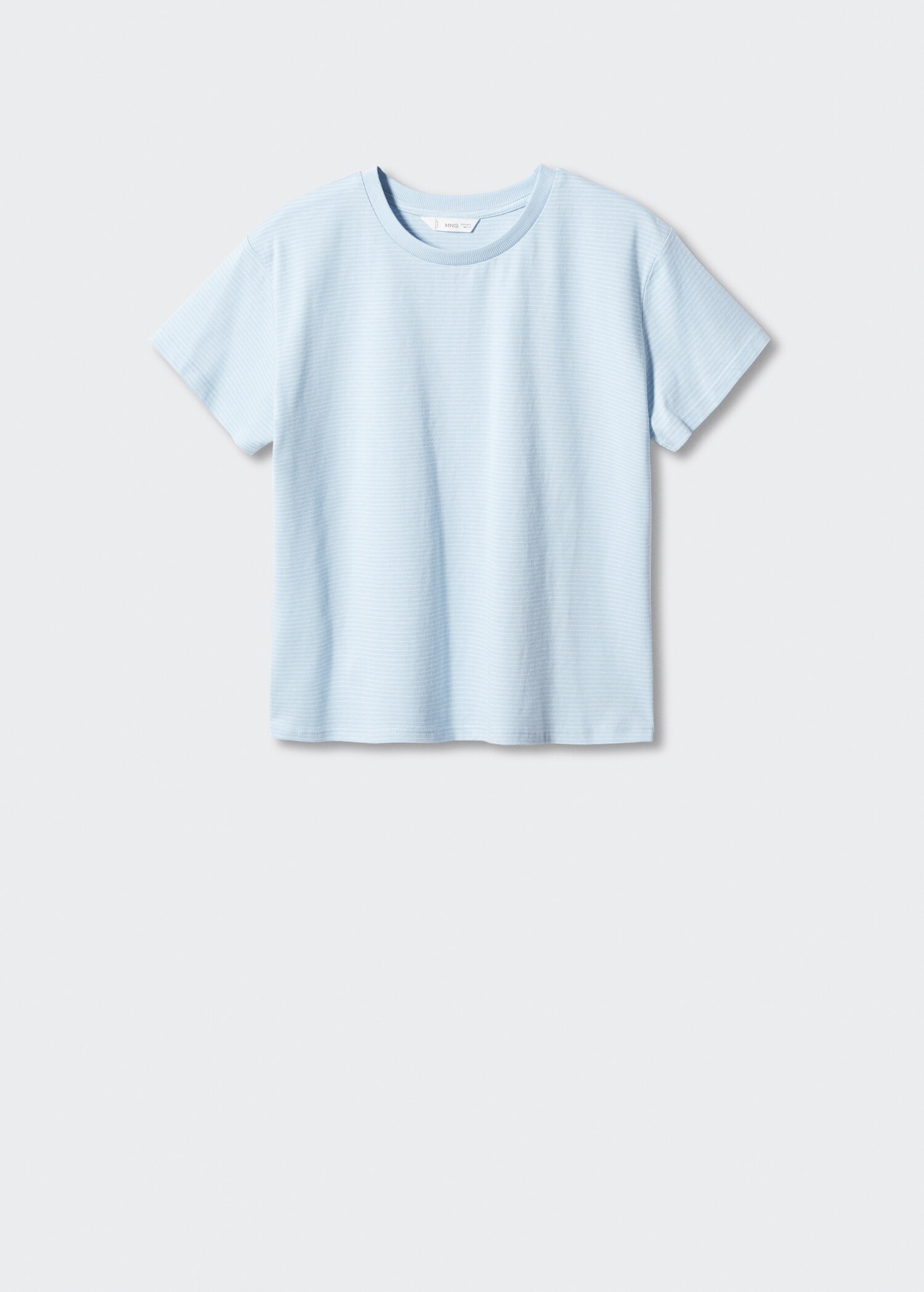 Striped cotton T-shirt - Article without model