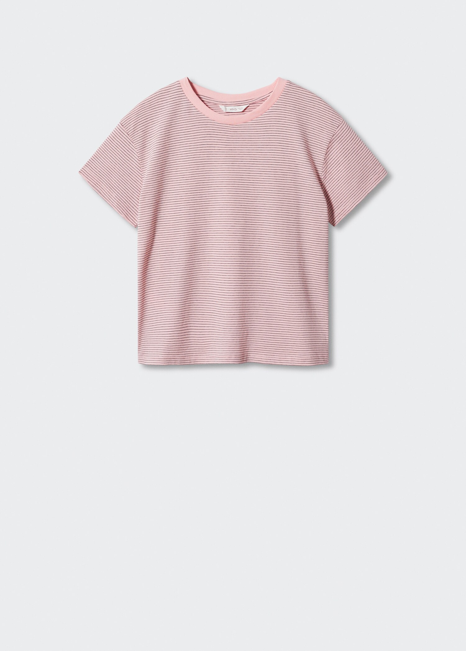 Gestreiftes Baumwoll-Shirt - Artikel ohne Model