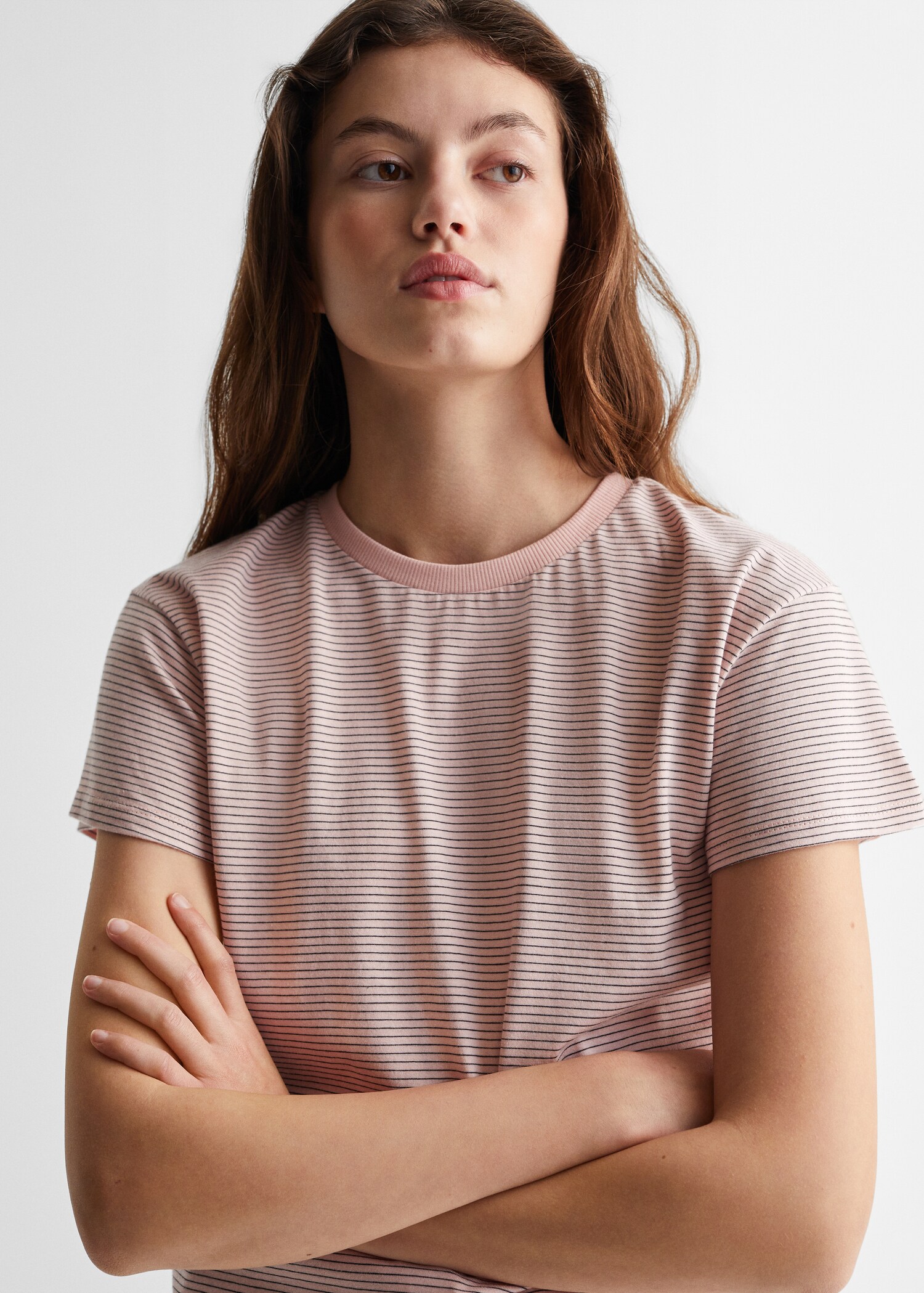 Gestreiftes Baumwoll-Shirt - Detail des Artikels 1