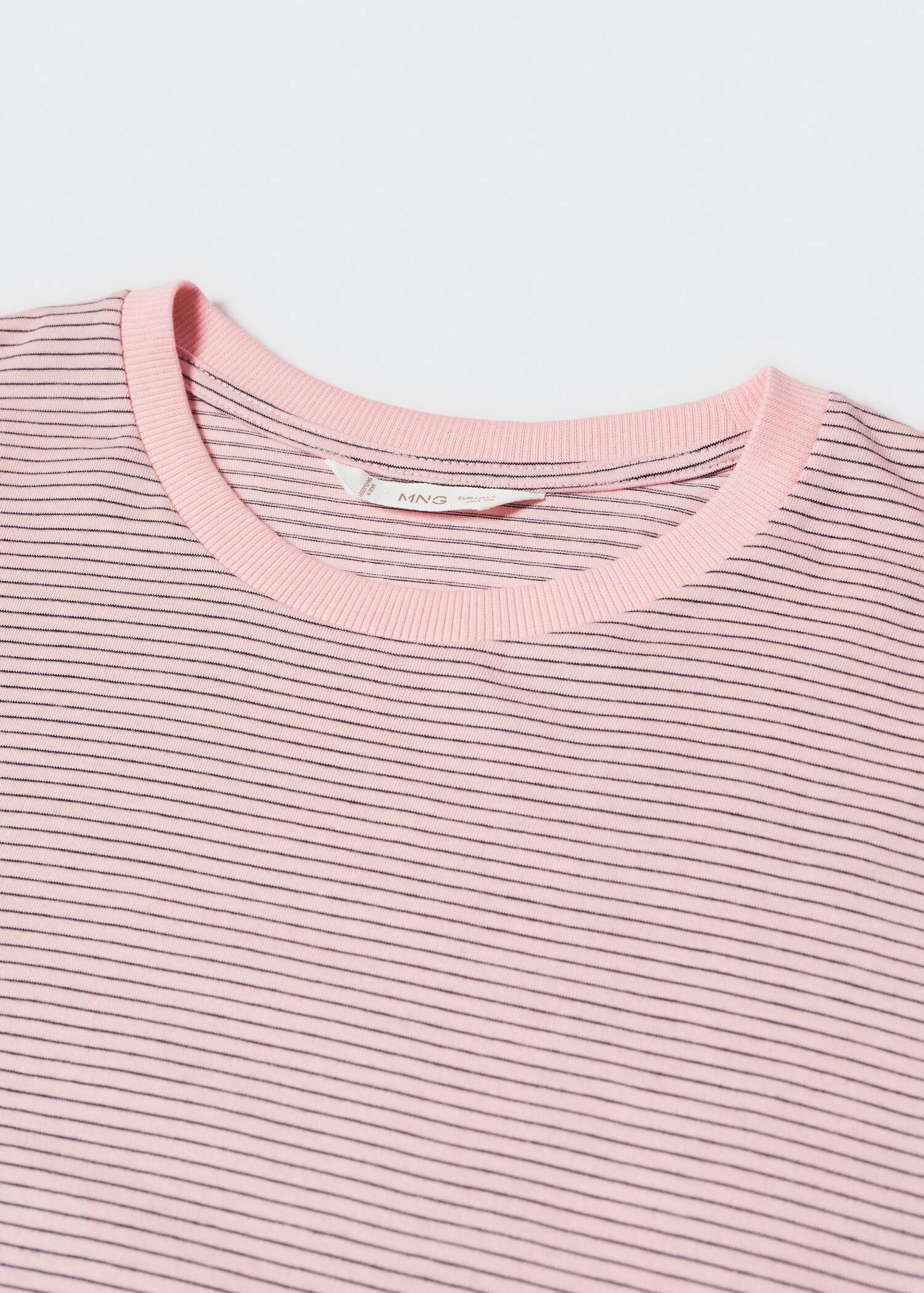Gestreiftes Baumwoll-Shirt - Detail des Artikels 8