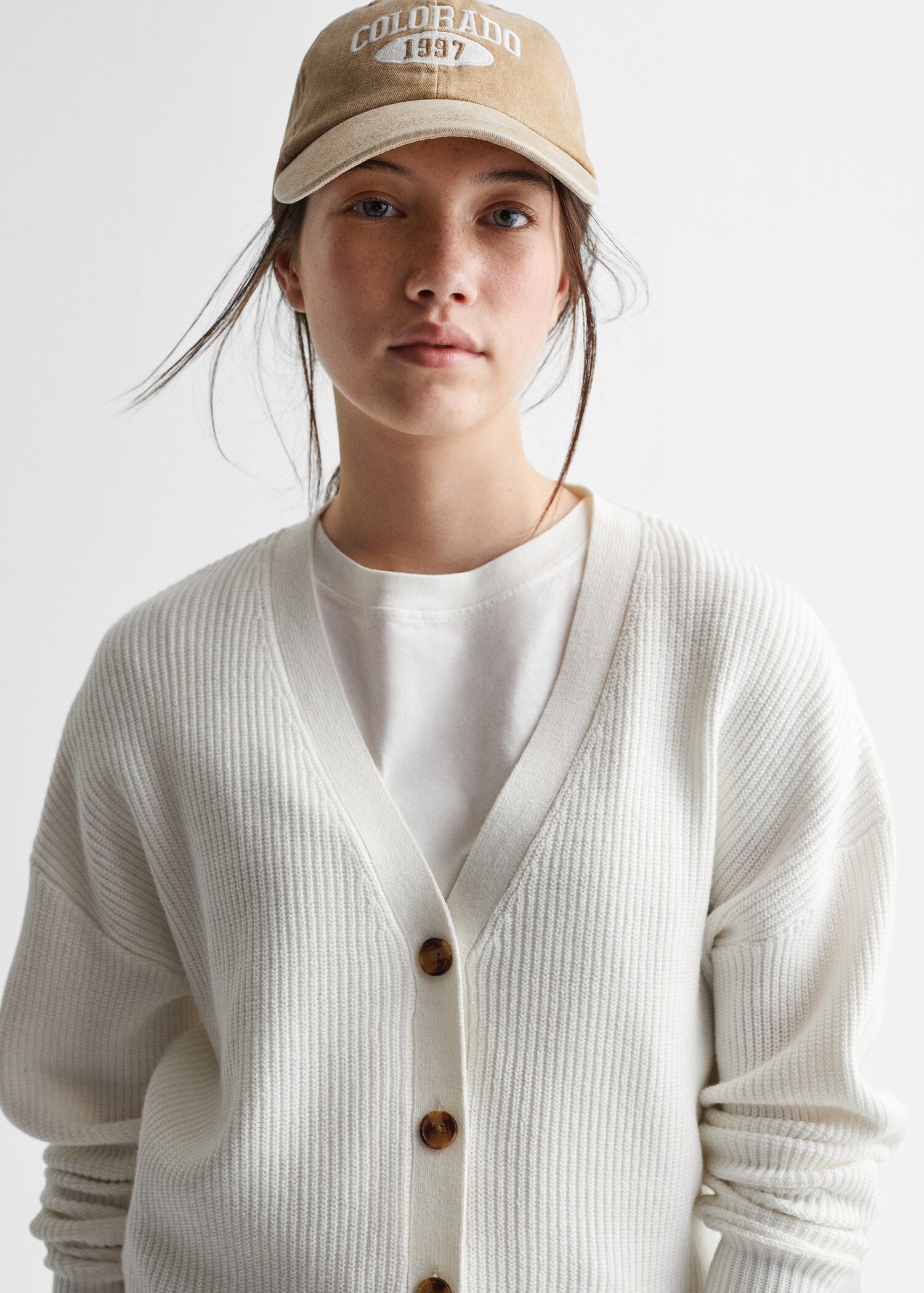 Cardigan reiat din tricot - Detaliu al articolului 1