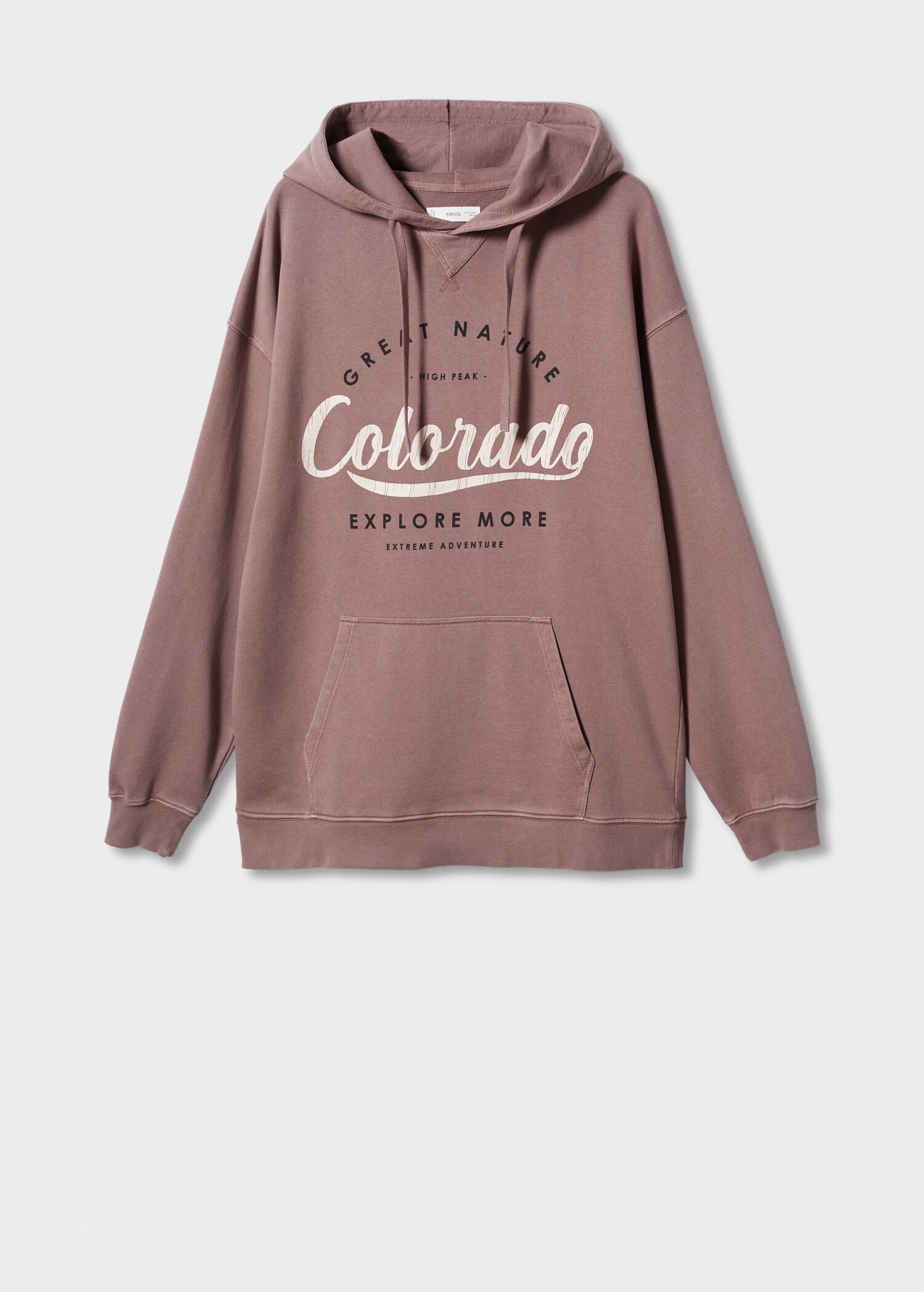 Sweat-shirt imprimé capuche - Article sans modèle