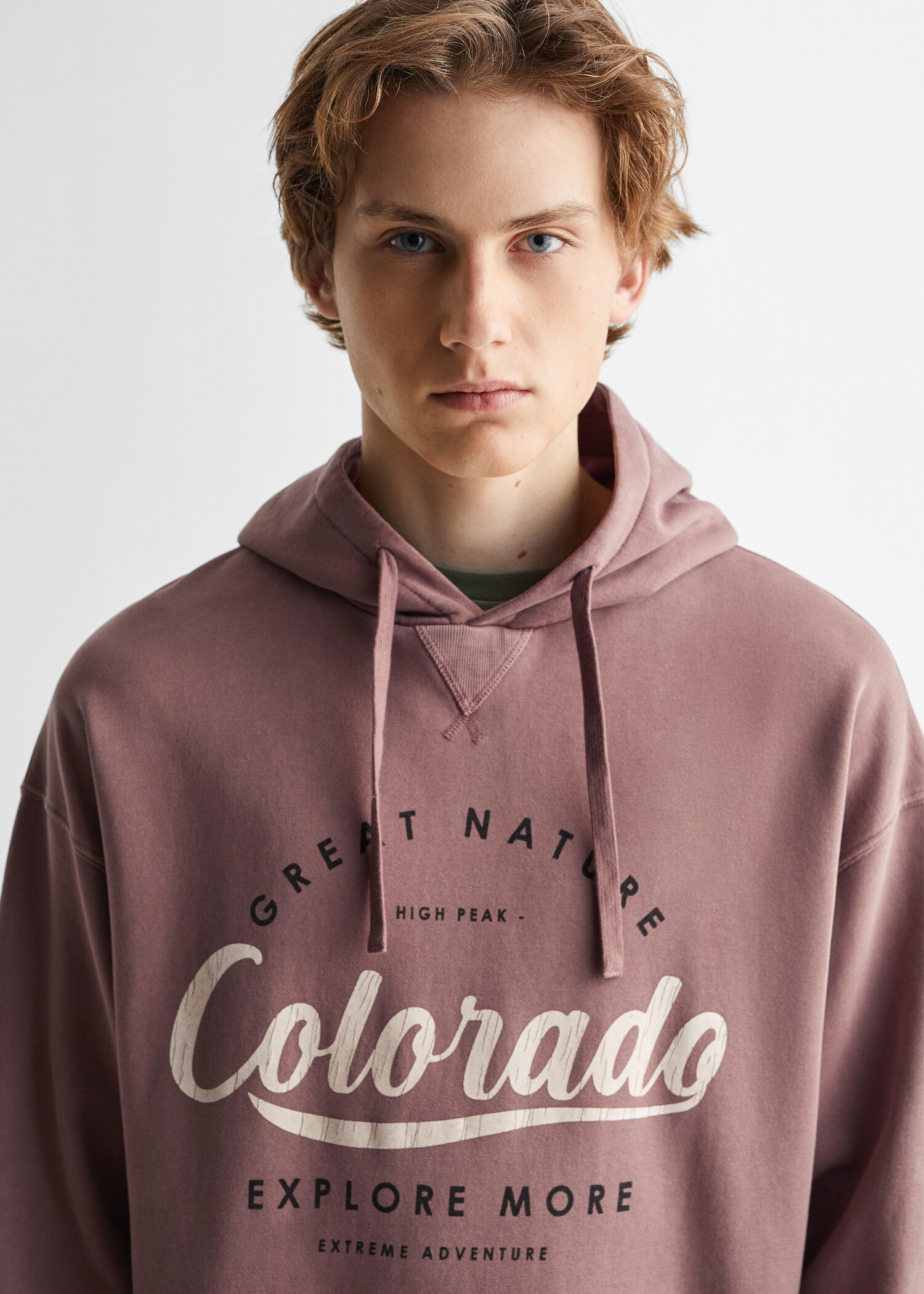 Sweat-shirt imprimé capuche - Détail de l'article 1