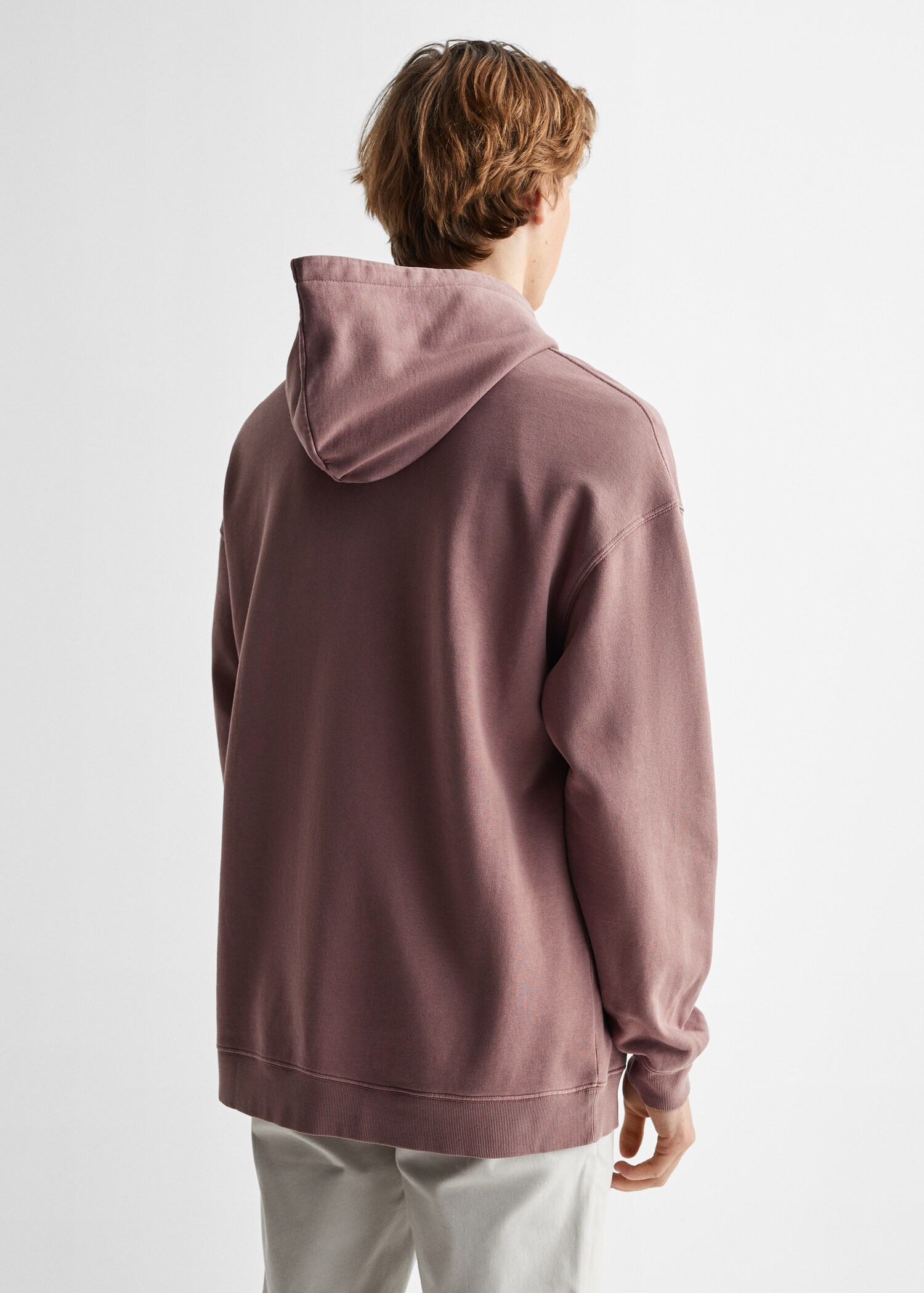 Sweat-shirt imprimé capuche - Verso de l’article