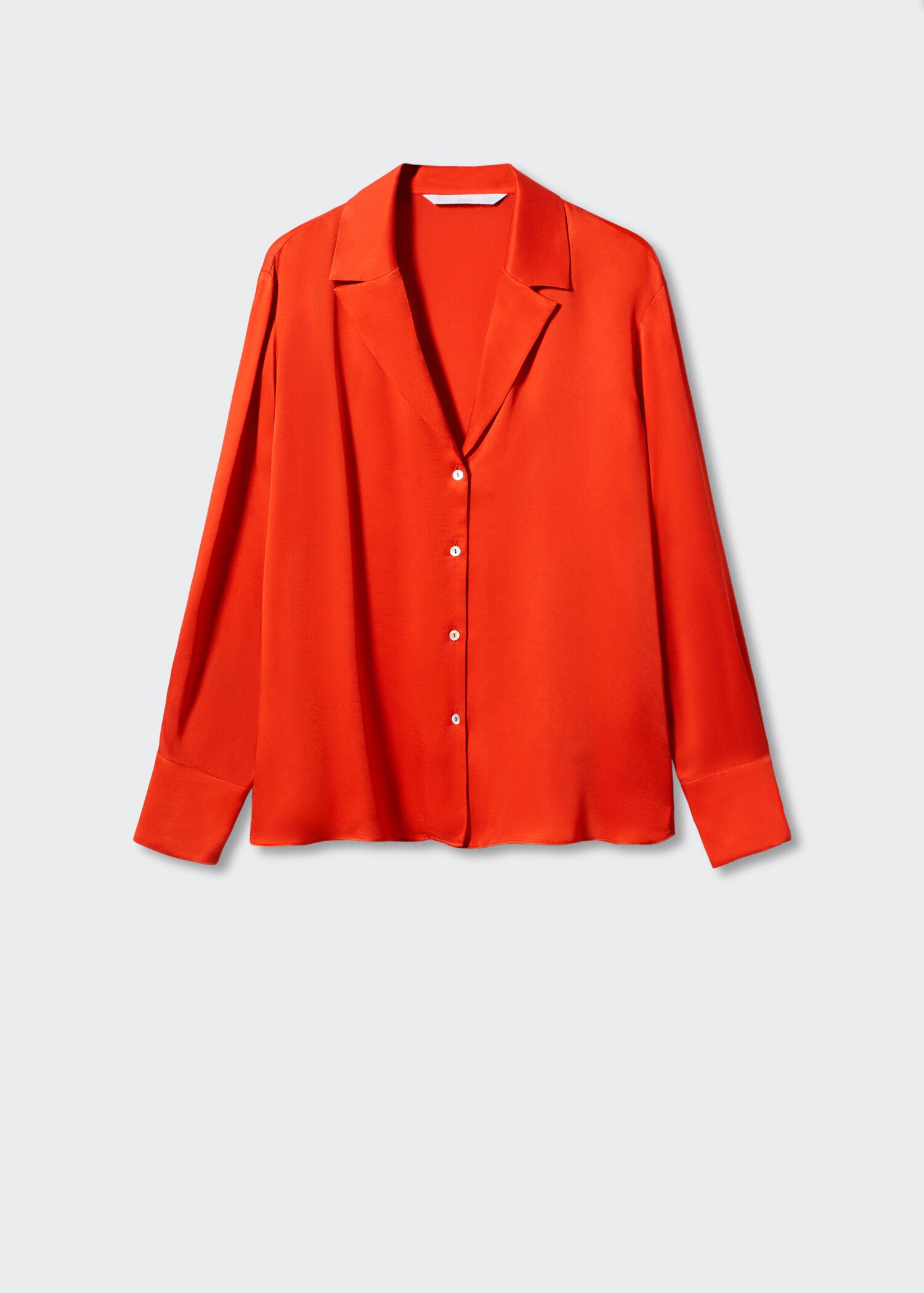 Lapels flowy shirt - Article without model
