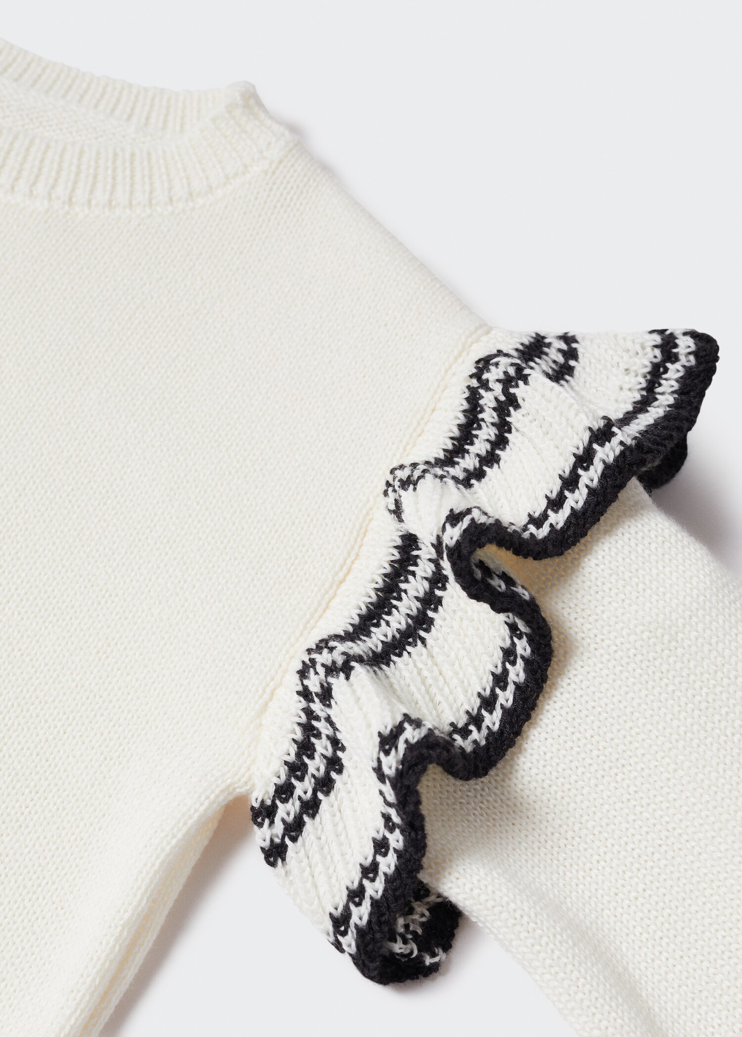 Ruffle knitted sweater - Details of the article 8