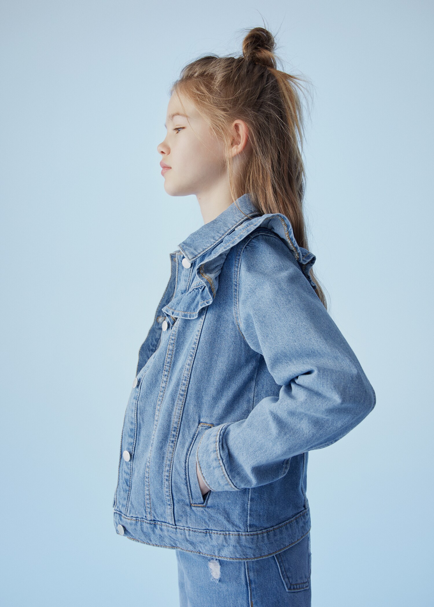 Frills denim jacket - Details of the article 5