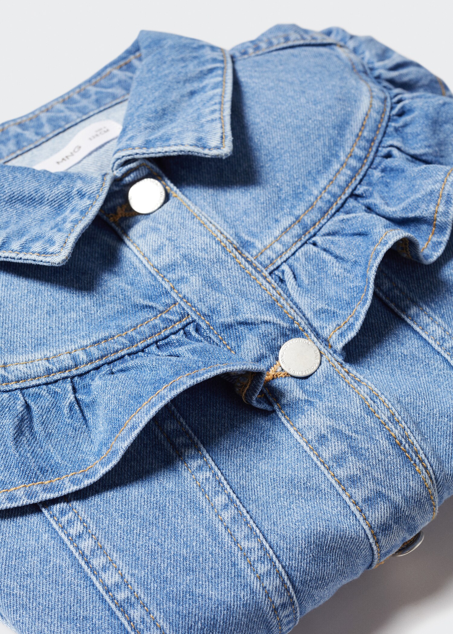 Frills denim jacket - Details of the article 8