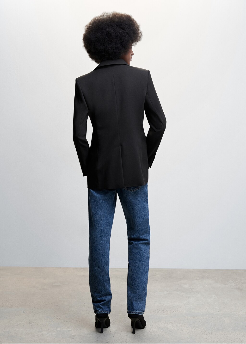 ほぼ未使用　ヨンファ　tie suits jacket ネイビー　M WOOL GABARDINE JACKET WITH A RIGHT LAPEL TAB(S Black): Y's
