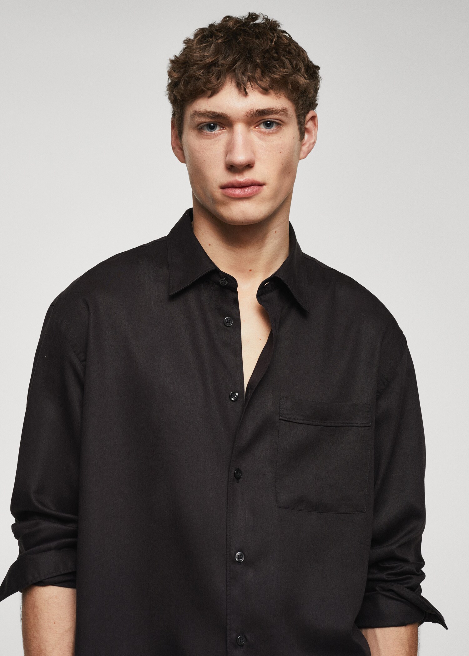 Chemise regular-fit Lyocell - Verso de l’article