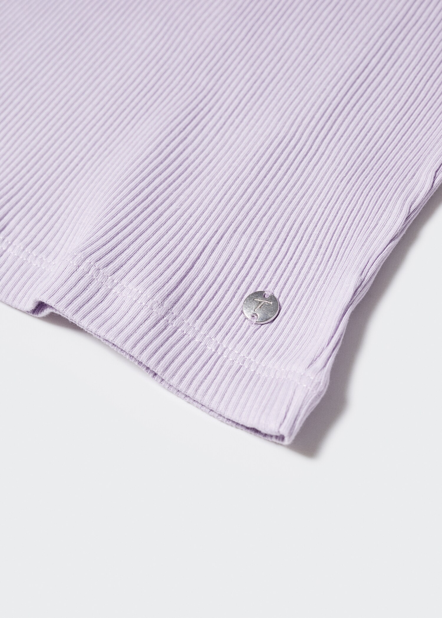 Cropped topp i bomull - Artikkeldetalj 8