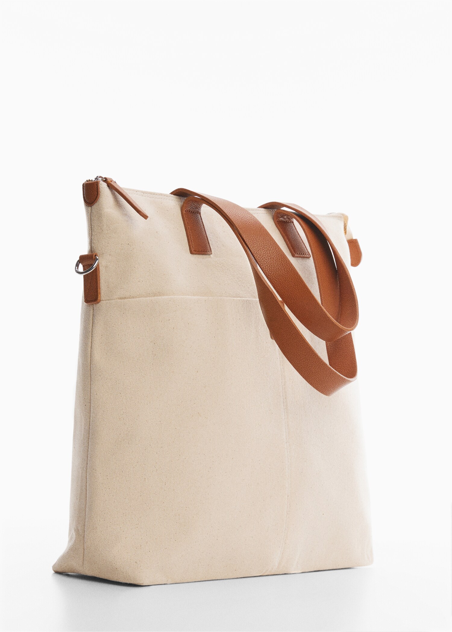 Cotton canvas tote bag - Medium plane